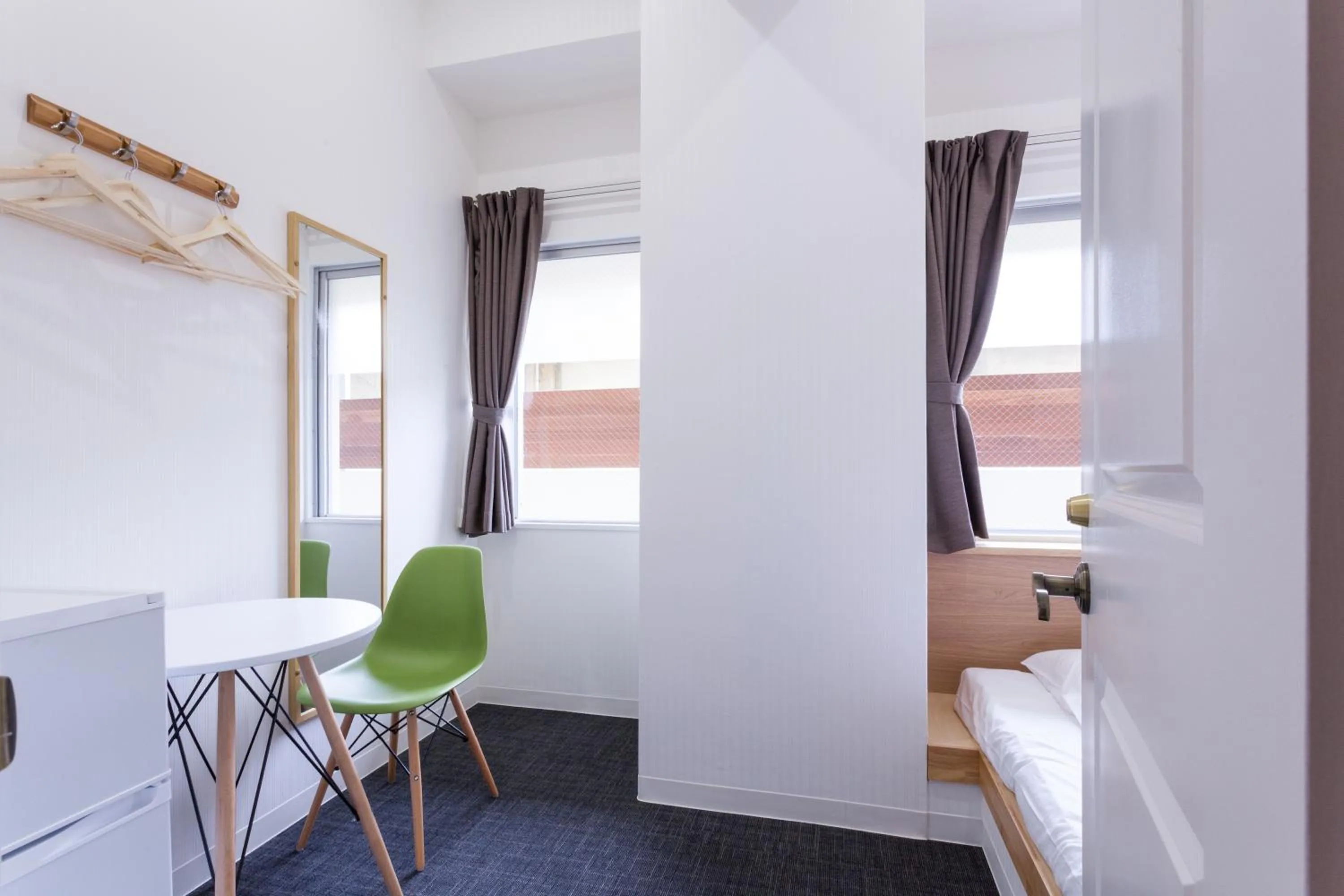 Photo of the whole room in HOTEL THE CUBE Naha Kokusai Street