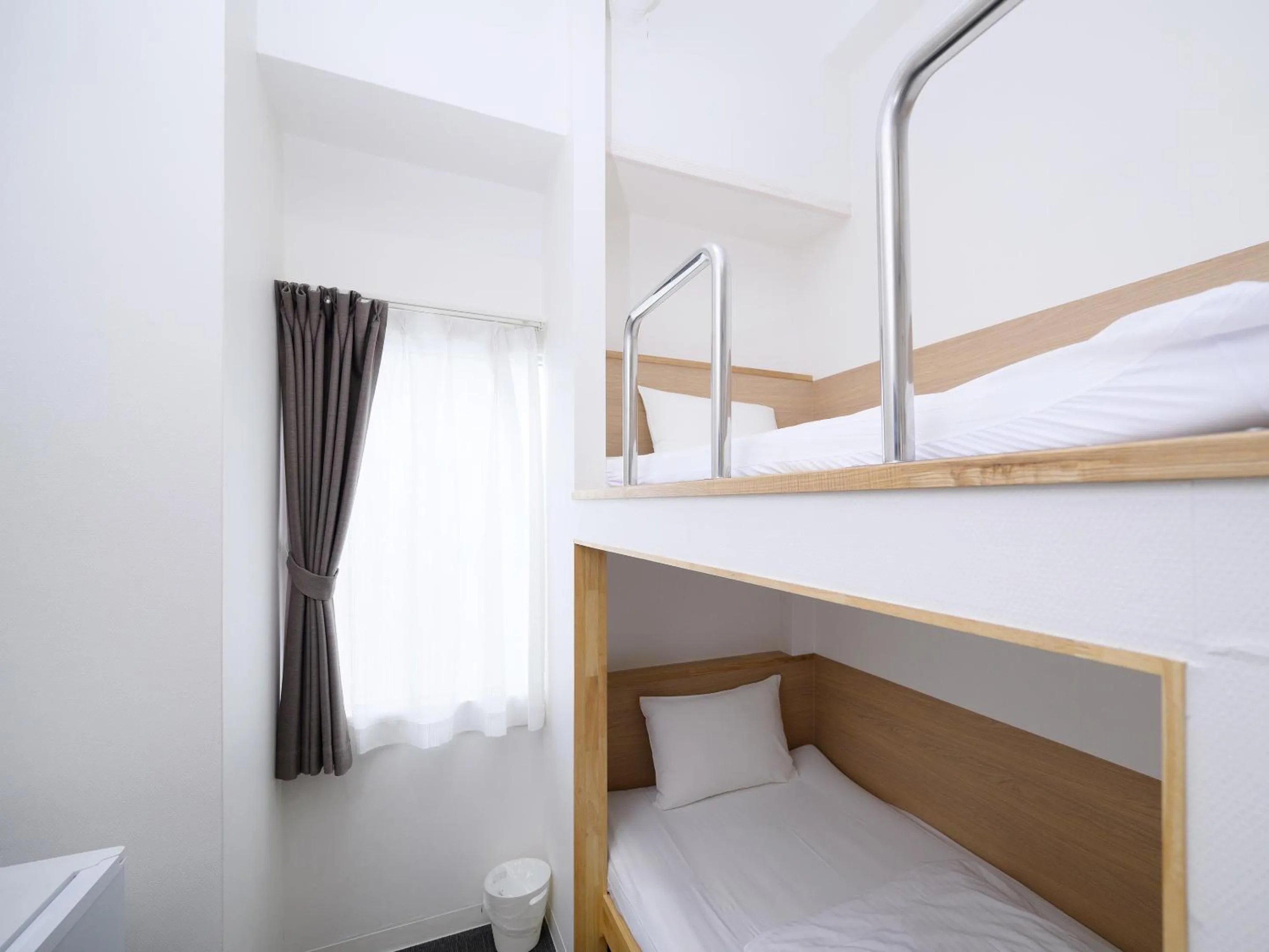 Bed in HOTEL THE CUBE Naha Kokusai Street