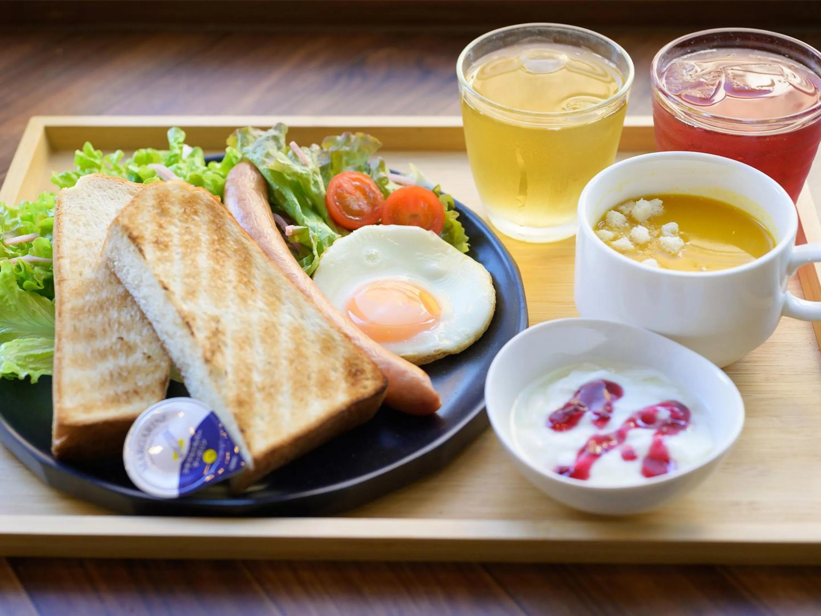Breakfast in HOTEL THE CUBE Naha Kokusai Street