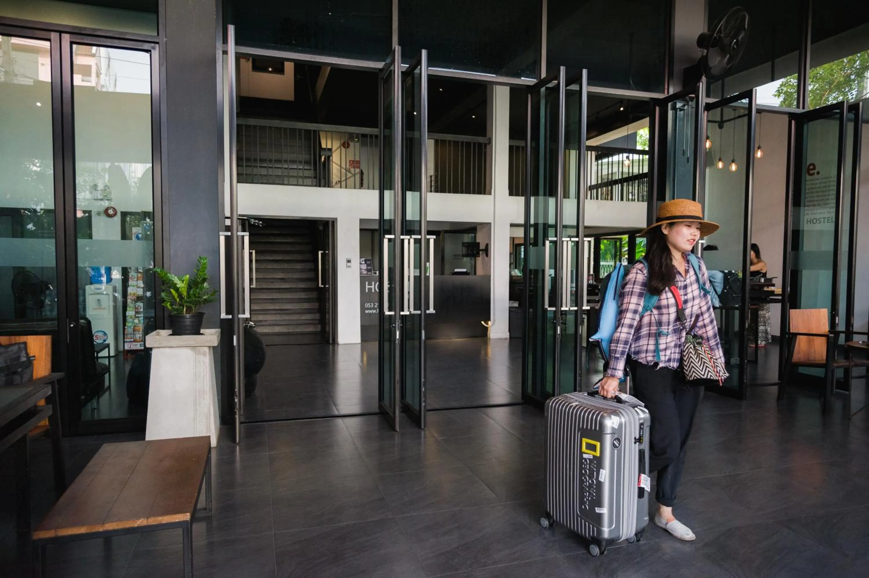 Lobby or reception in The Common Hostel