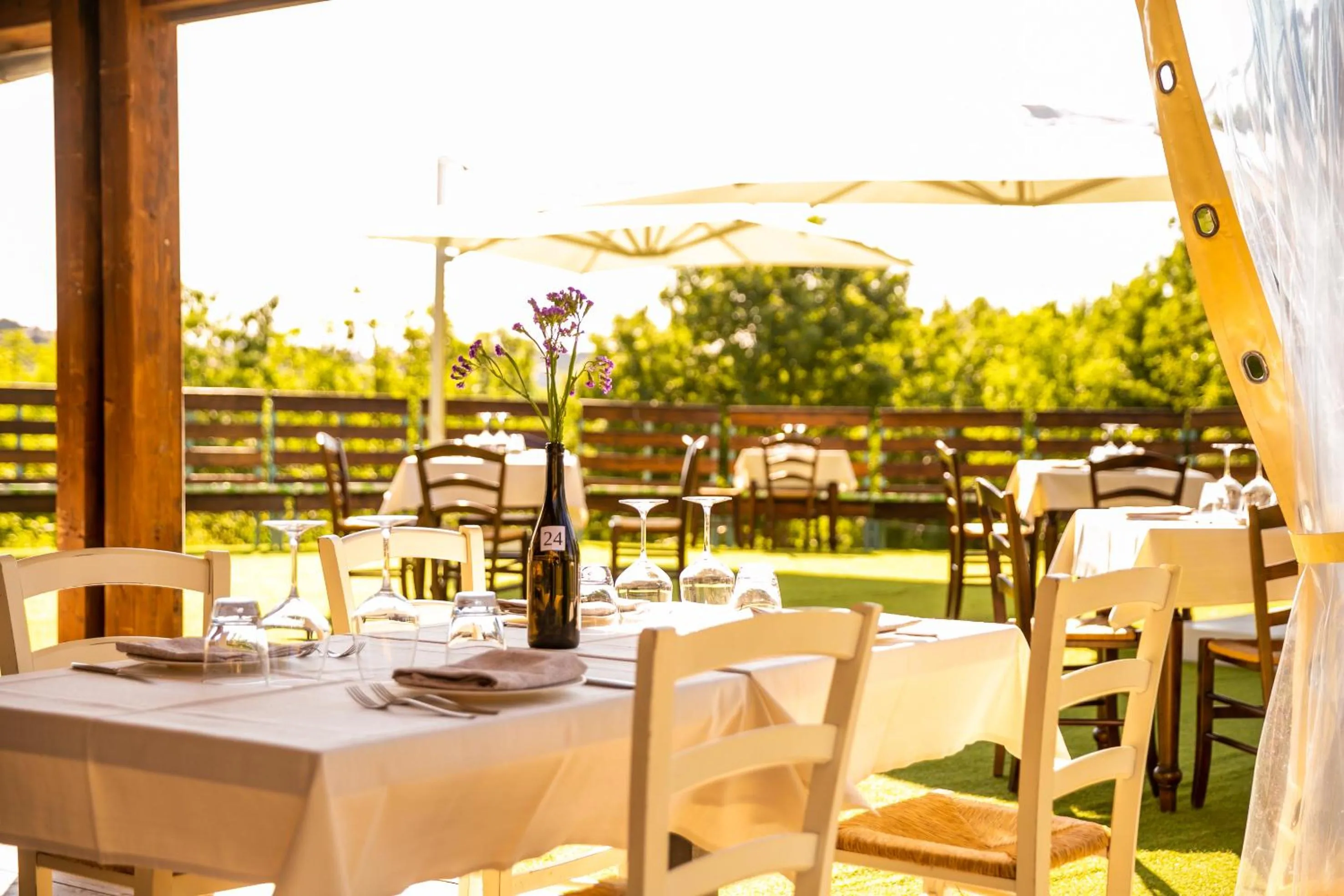 Restaurant/places to eat in Il Podere Del Germano Reale