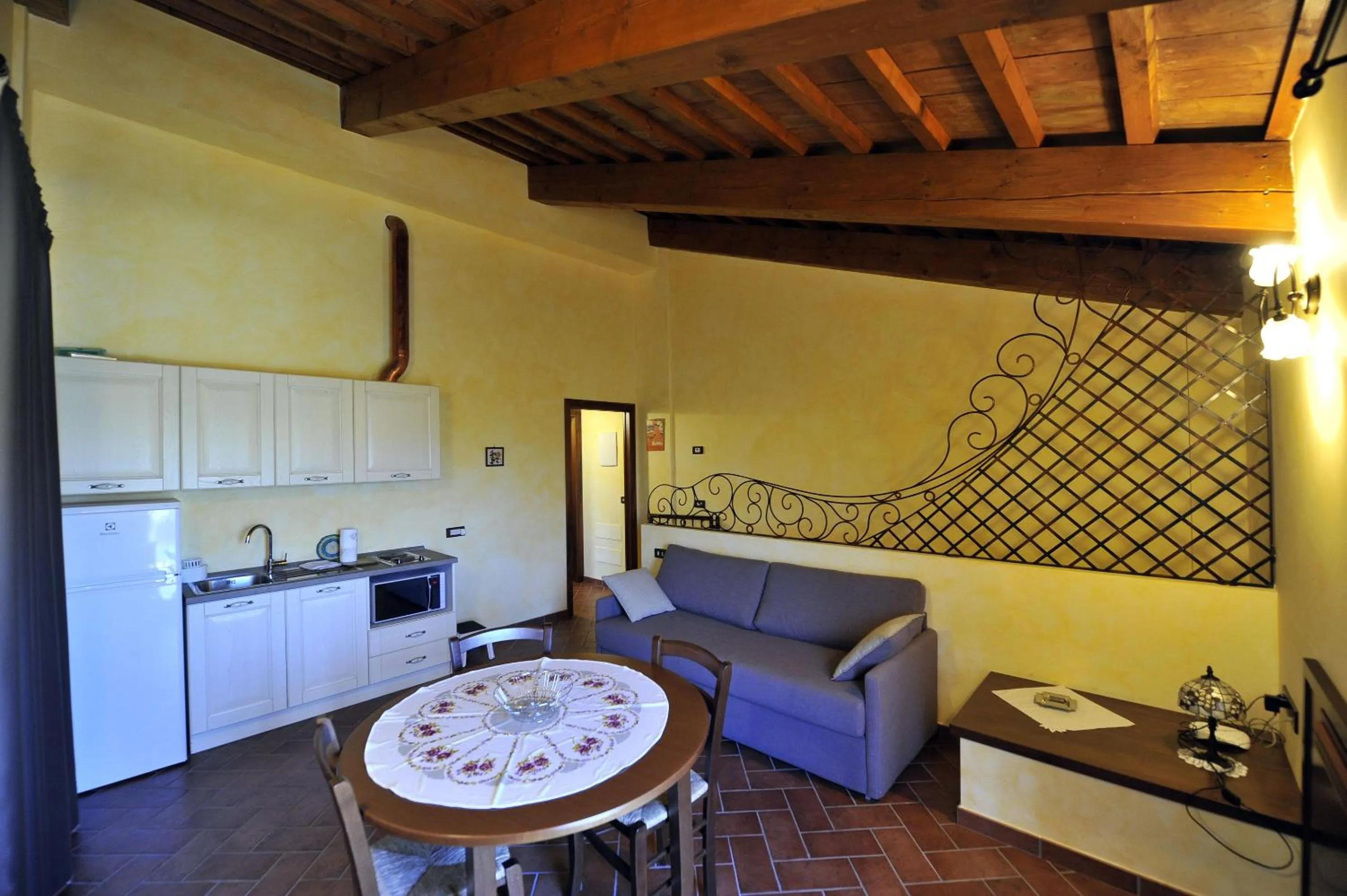 Living room in Il Podere Del Germano Reale