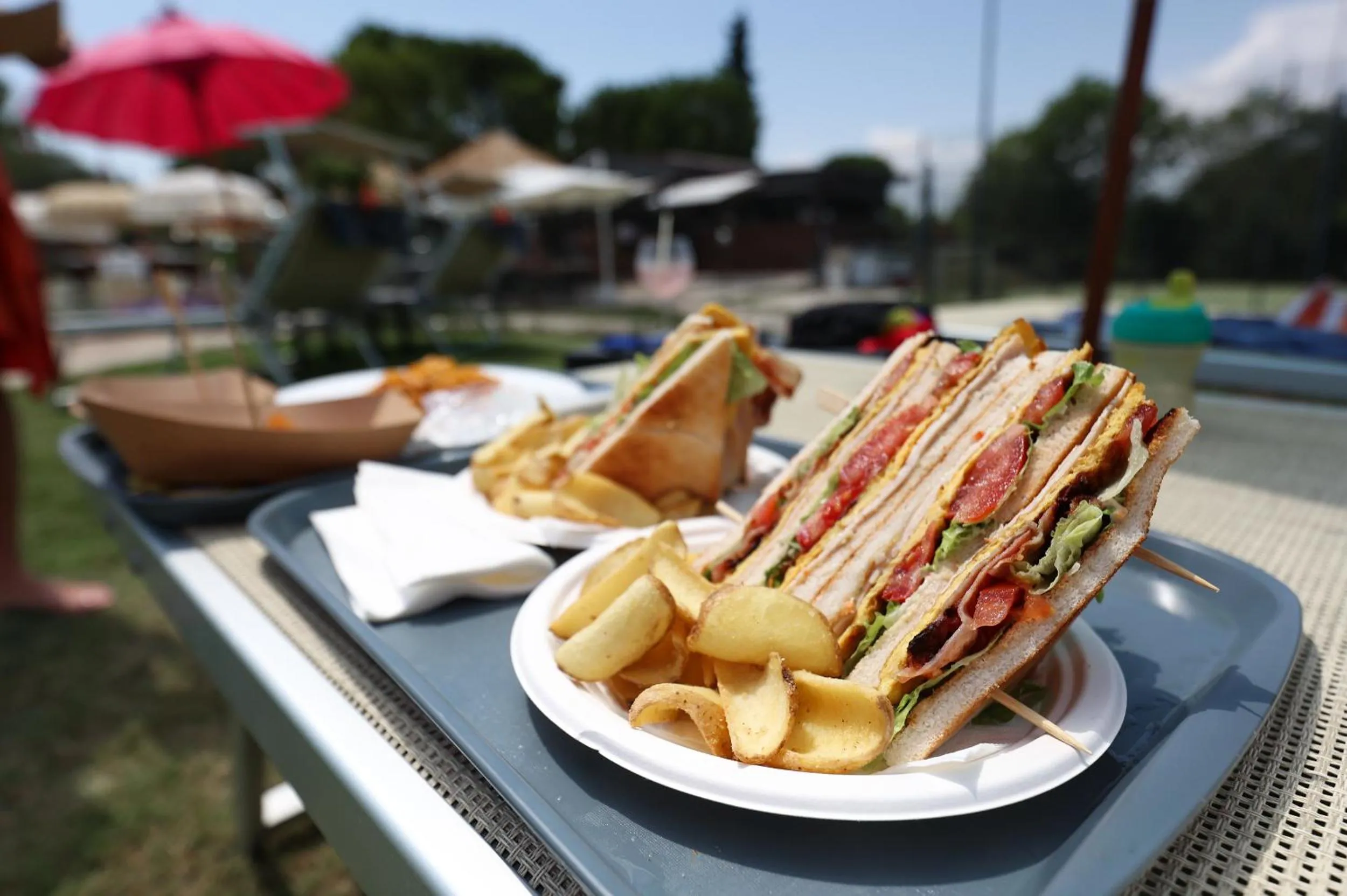 Food close-up in Il Podere Del Germano Reale
