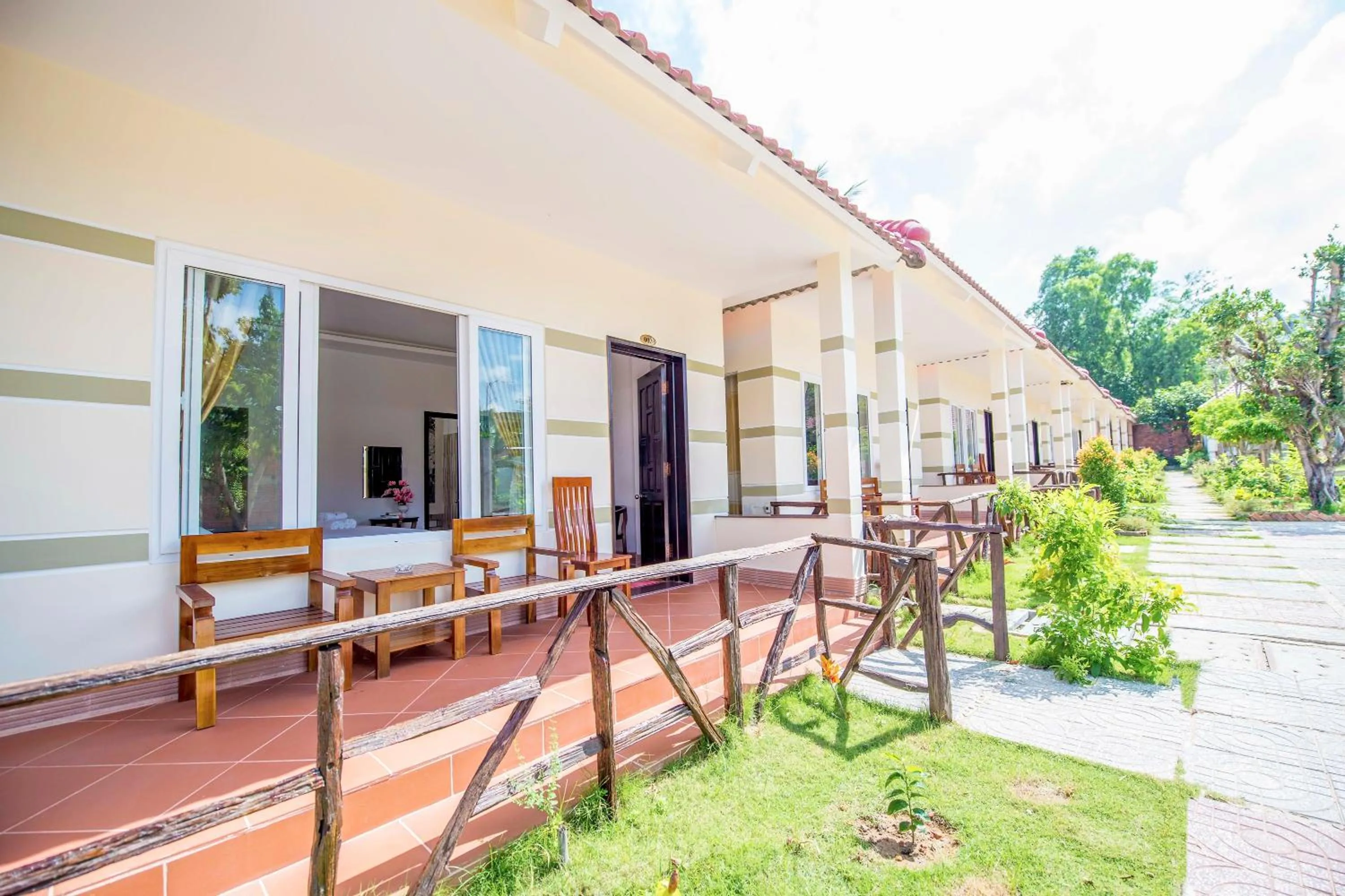 Garden in Trung Huynh Bungalow