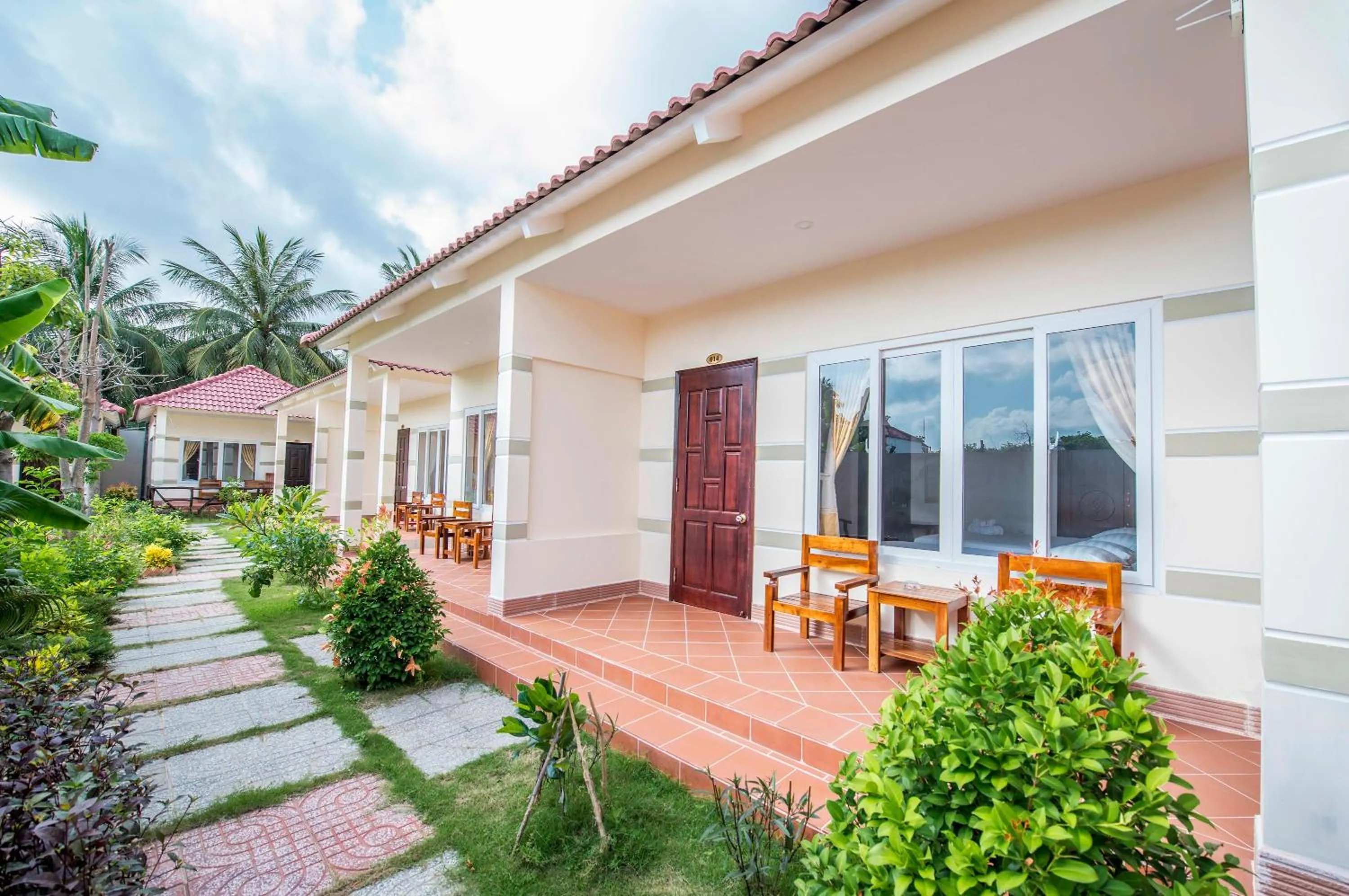 Garden in Trung Huynh Bungalow