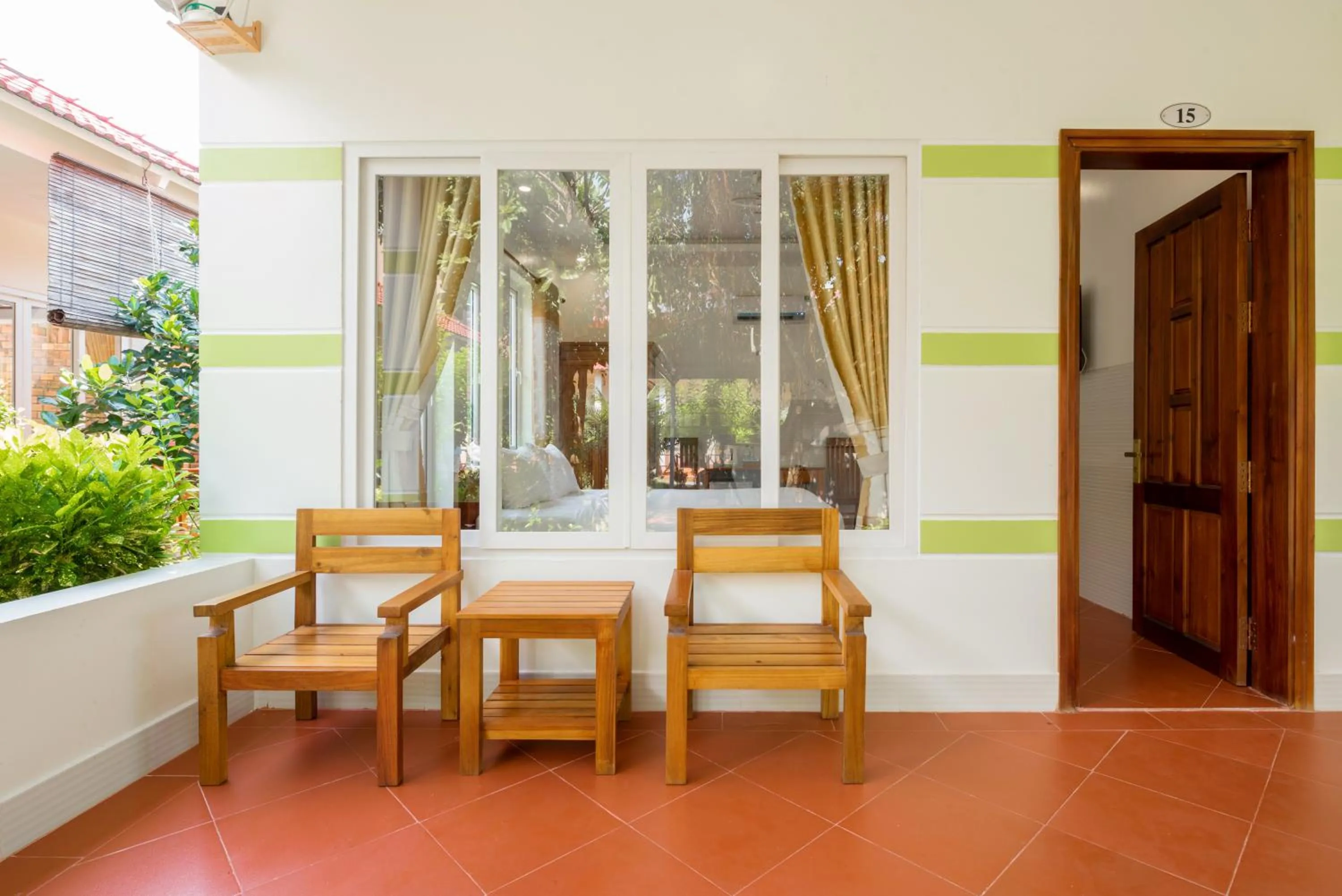 Seating area in Trung Huynh Bungalow