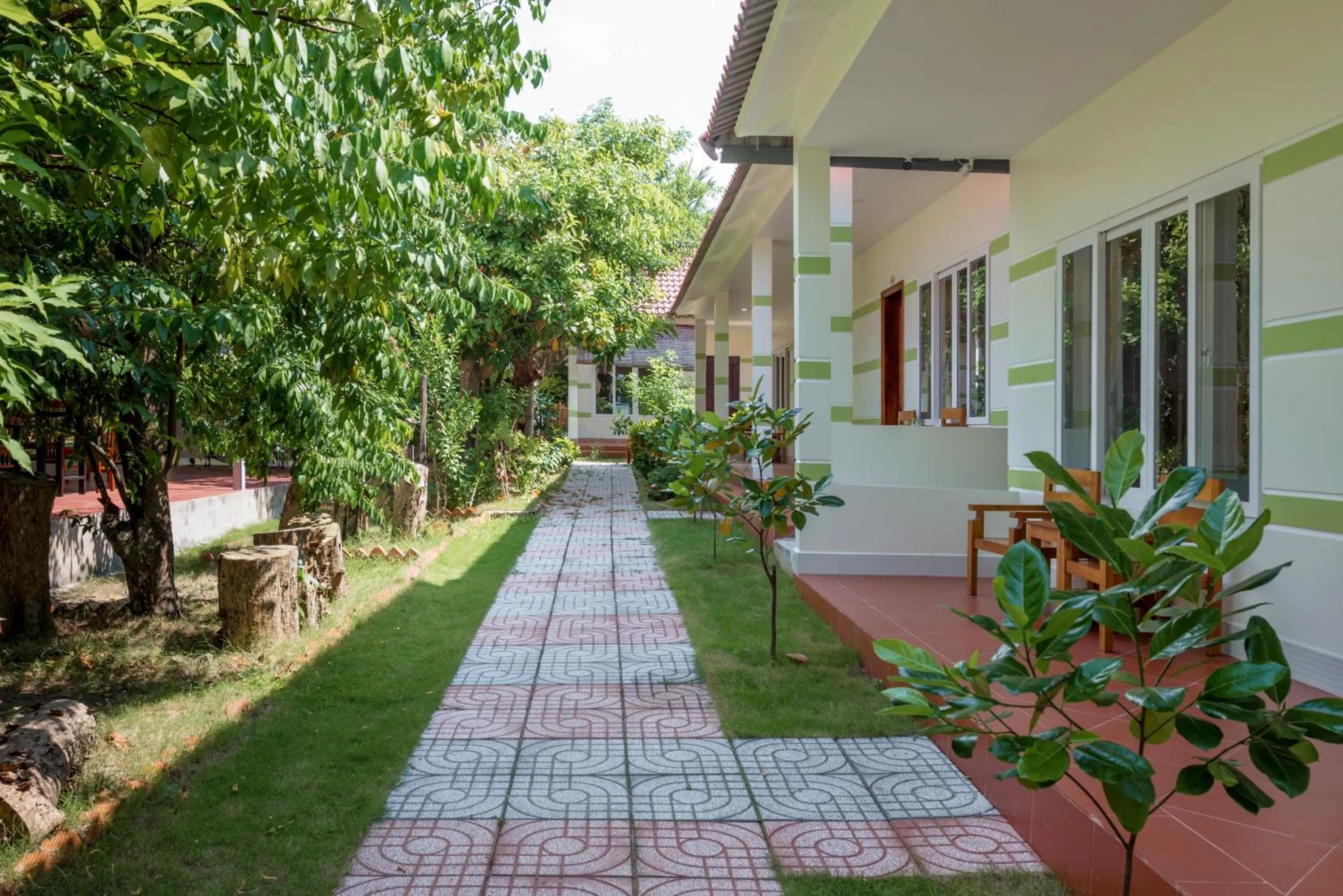 Garden in Trung Huynh Bungalow
