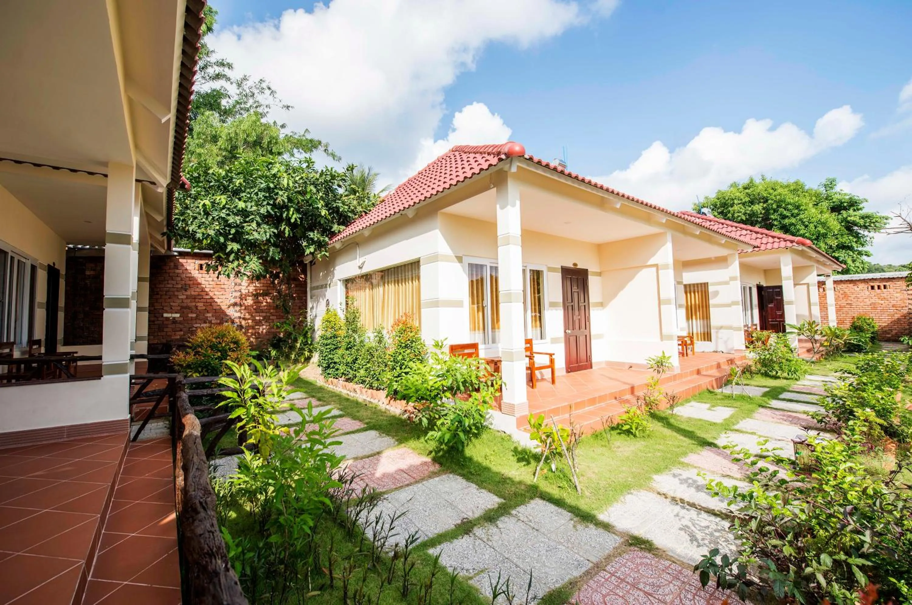 Garden in Trung Huynh Bungalow