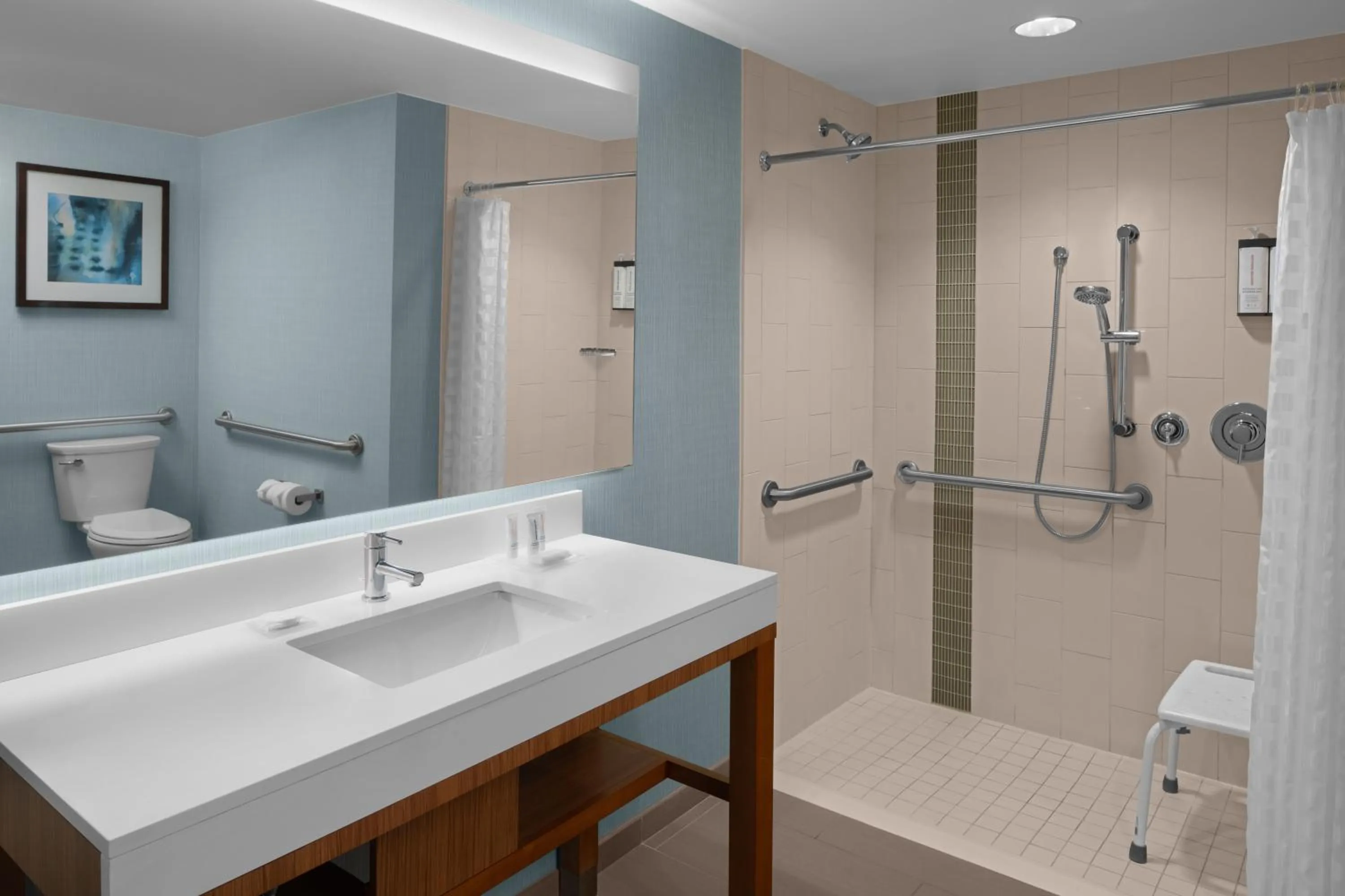 Bathroom in Hyatt Place Boca Raton