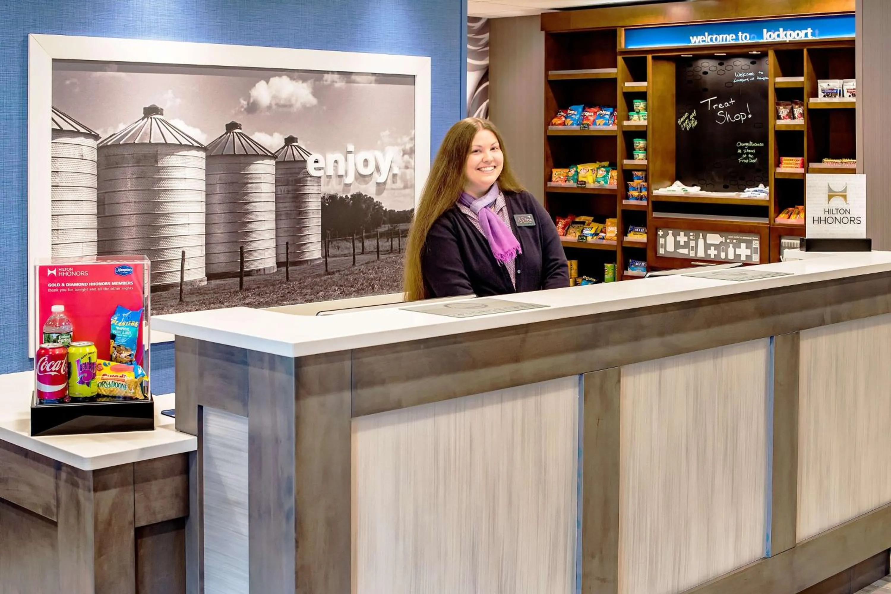 Lobby or reception in Hampton Inn Lockport - Buffalo, NY