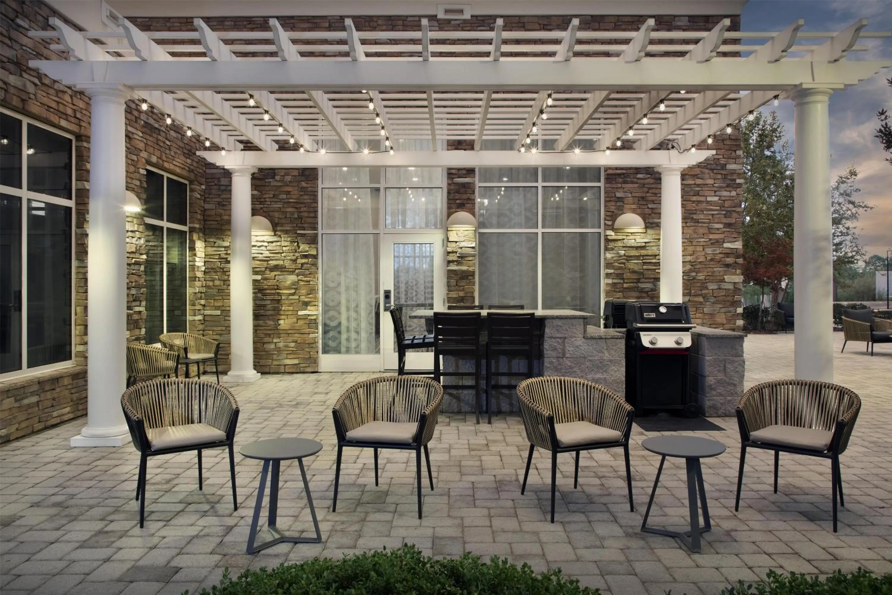 Patio in Homewood Suites by Hilton Concord