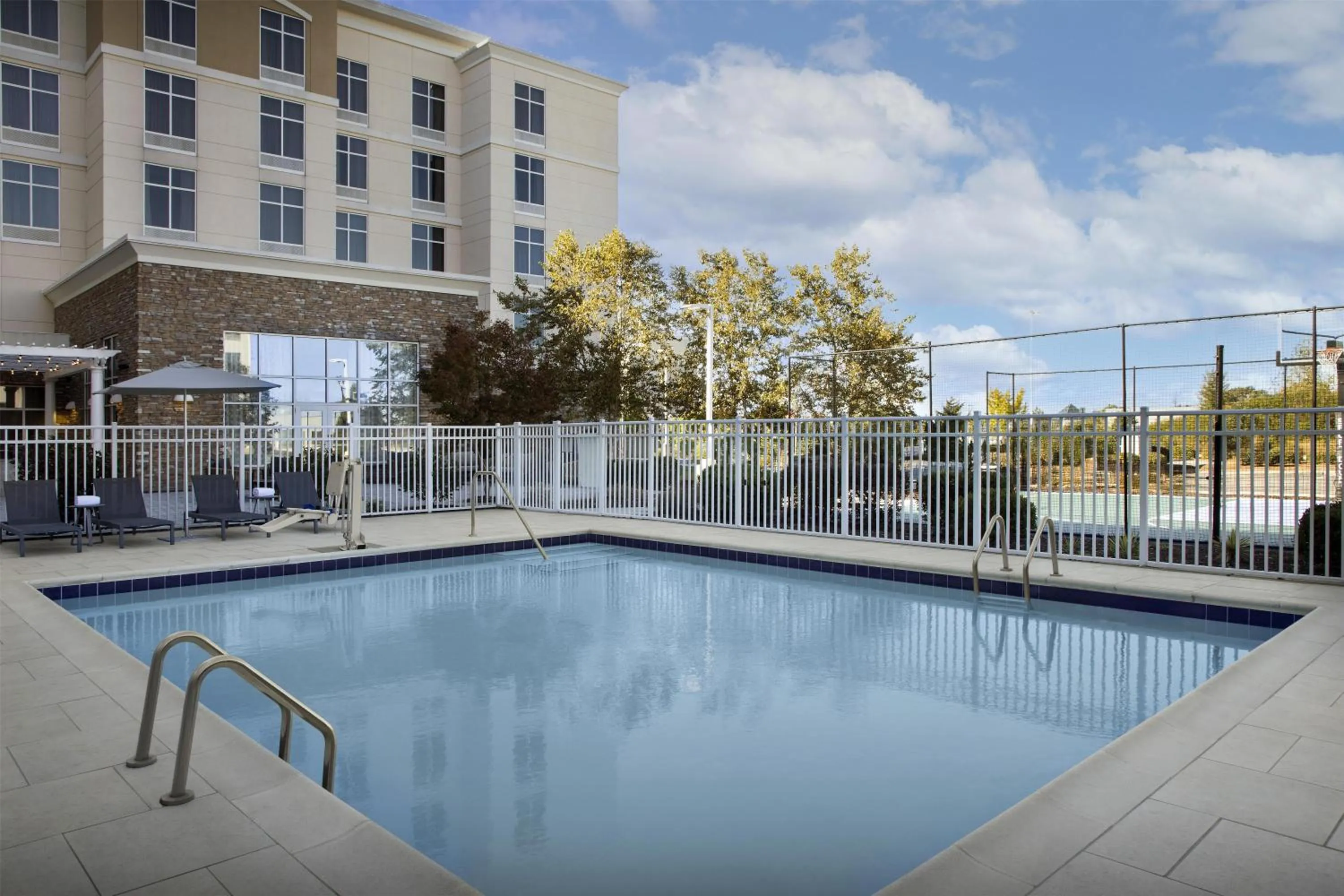 Pool view in Homewood Suites by Hilton Concord