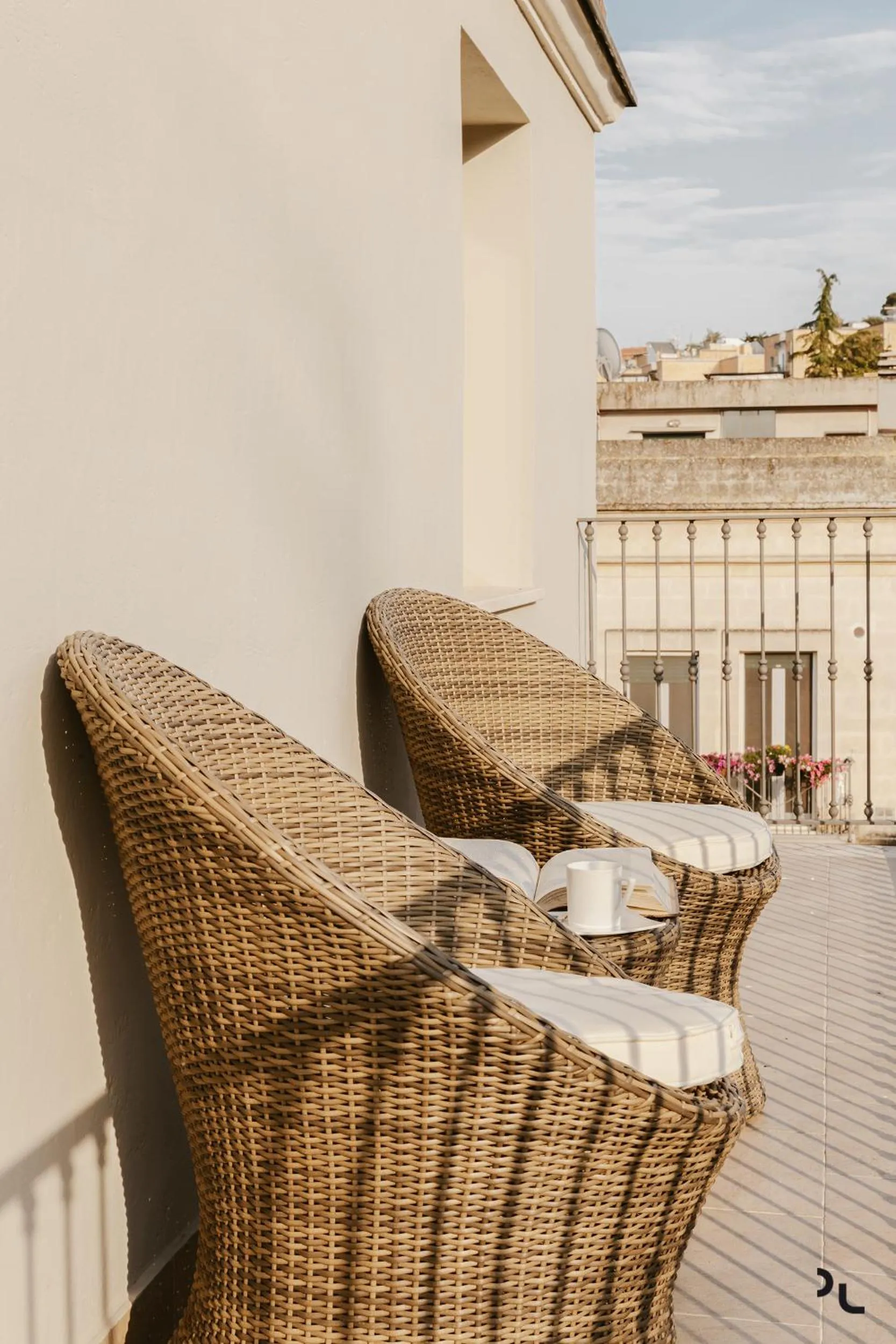 Balcony/Terrace in La Residenza del Monaco bianco