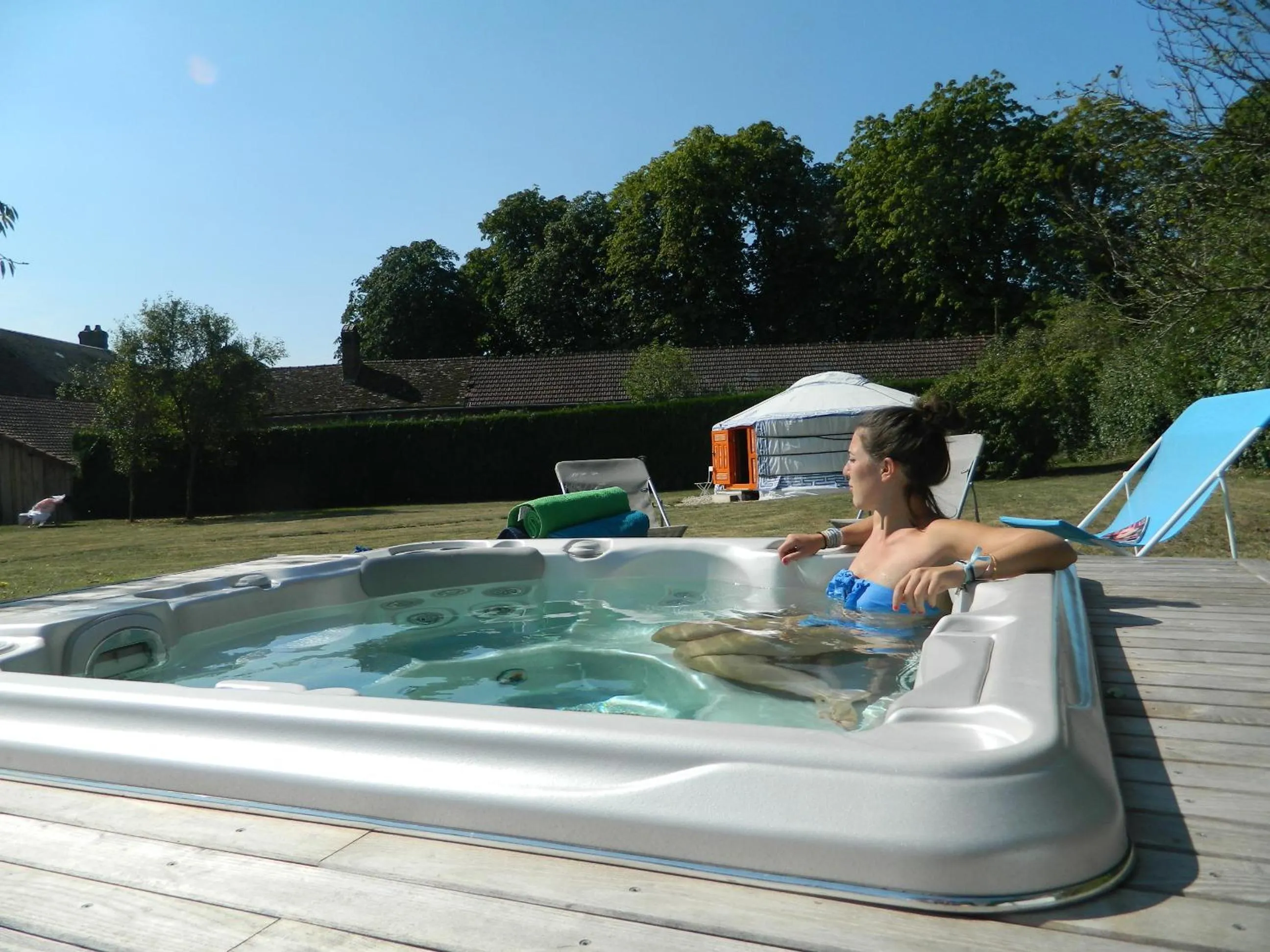 Natural landscape in Le Village des Templiers