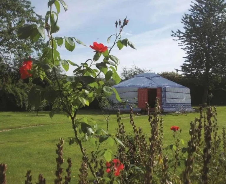 Garden view in Le Village des Templiers