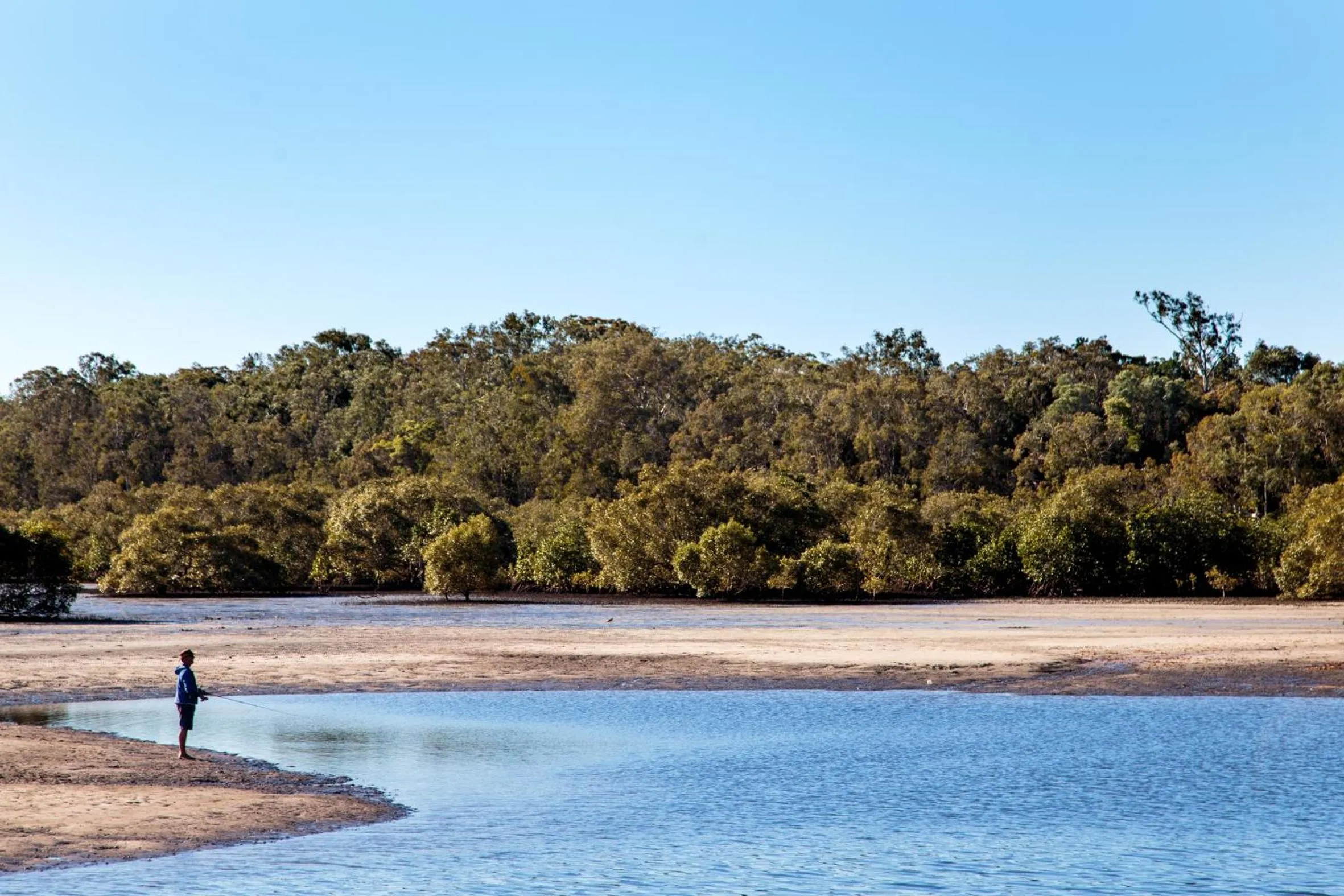 Beach in BIG4 Rainbow Beach Holiday Park
