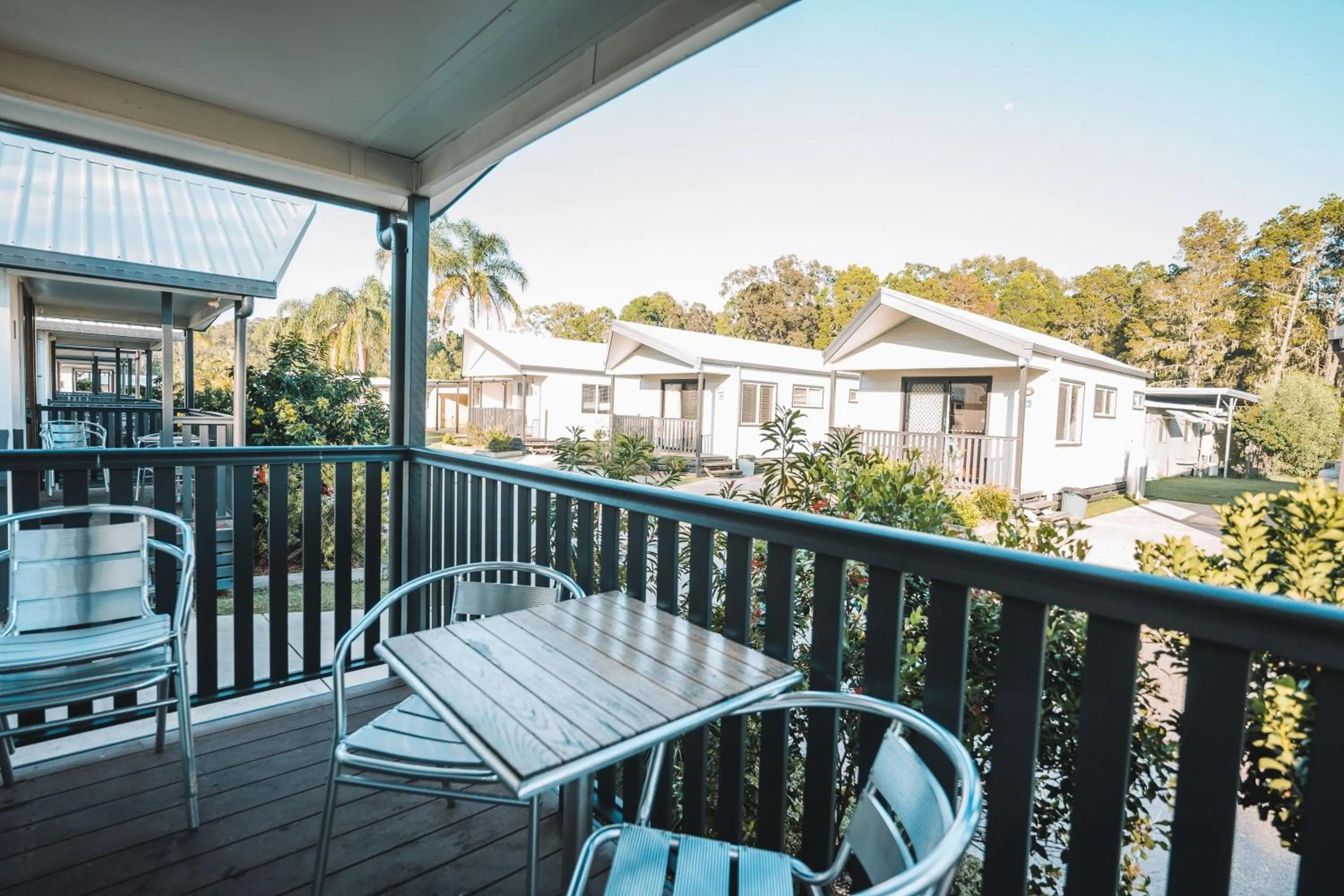 Balcony/Terrace in BIG4 Rainbow Beach Holiday Park