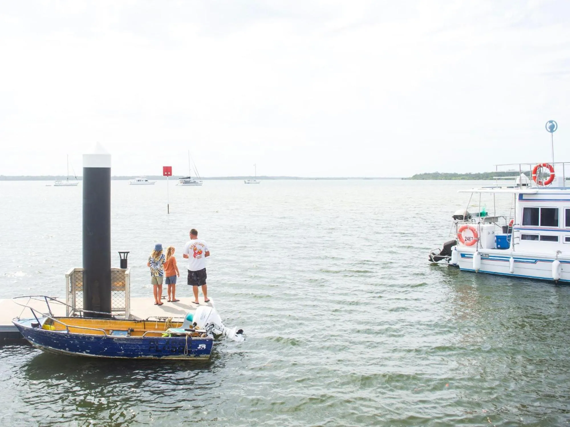 People in BIG4 Rainbow Beach Holiday Park