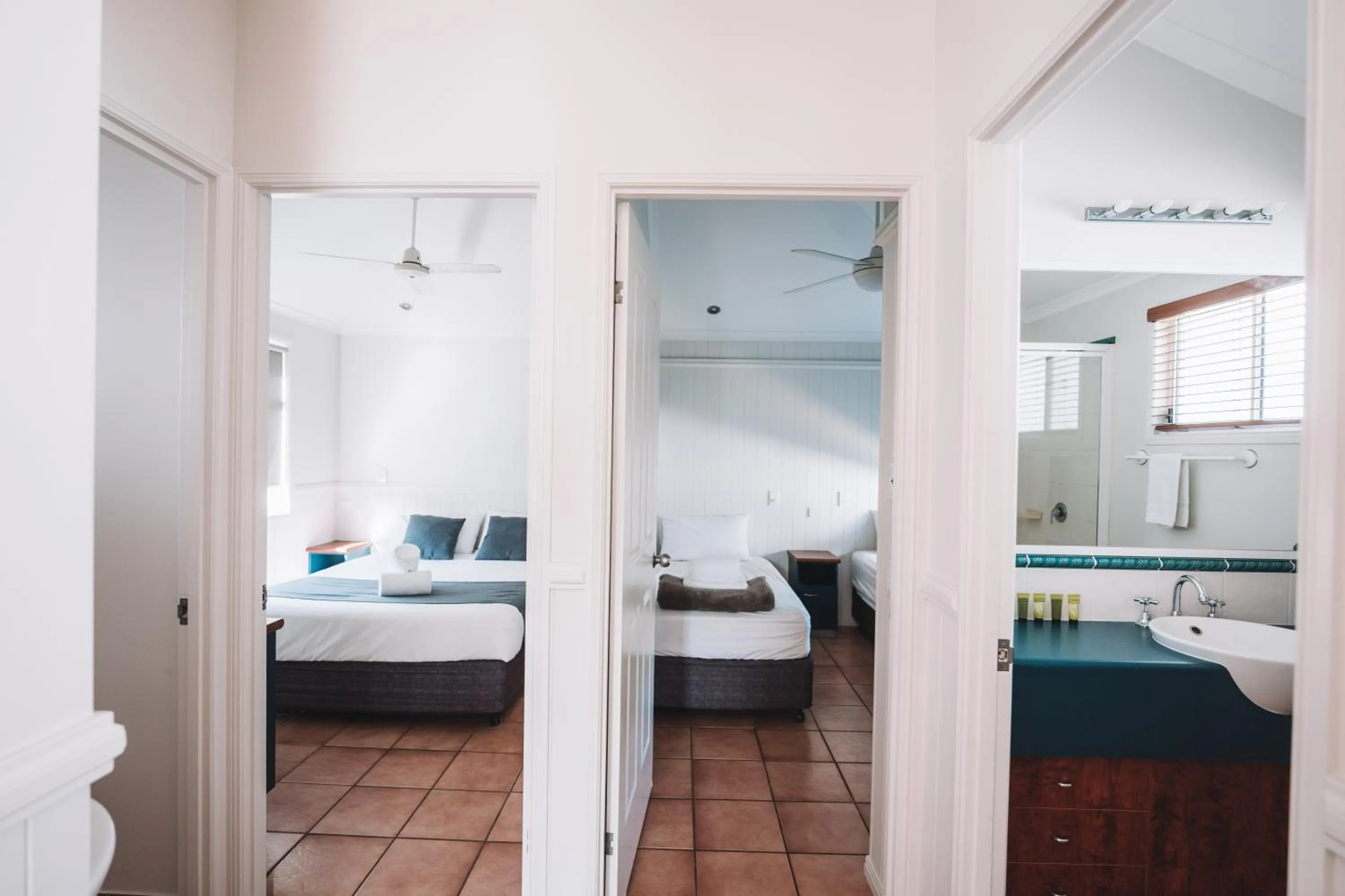 Bedroom, Bed in BIG4 Rainbow Beach Holiday Park