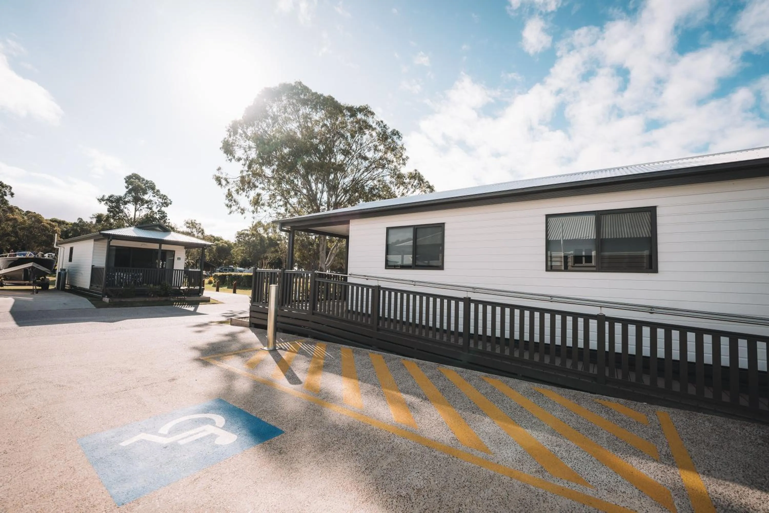 Property building in BIG4 Rainbow Beach Holiday Park