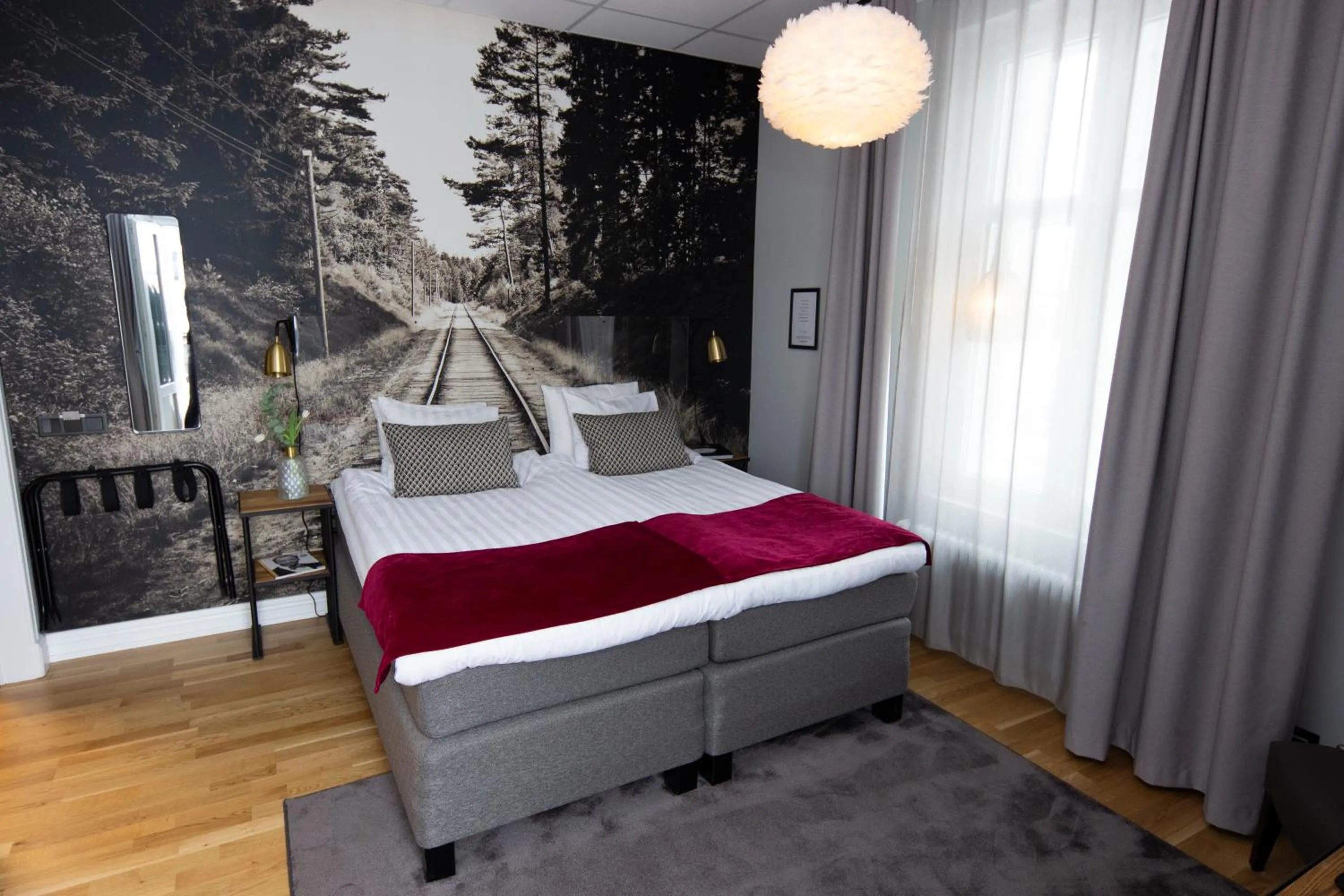 Bed in Livin Station Hotel