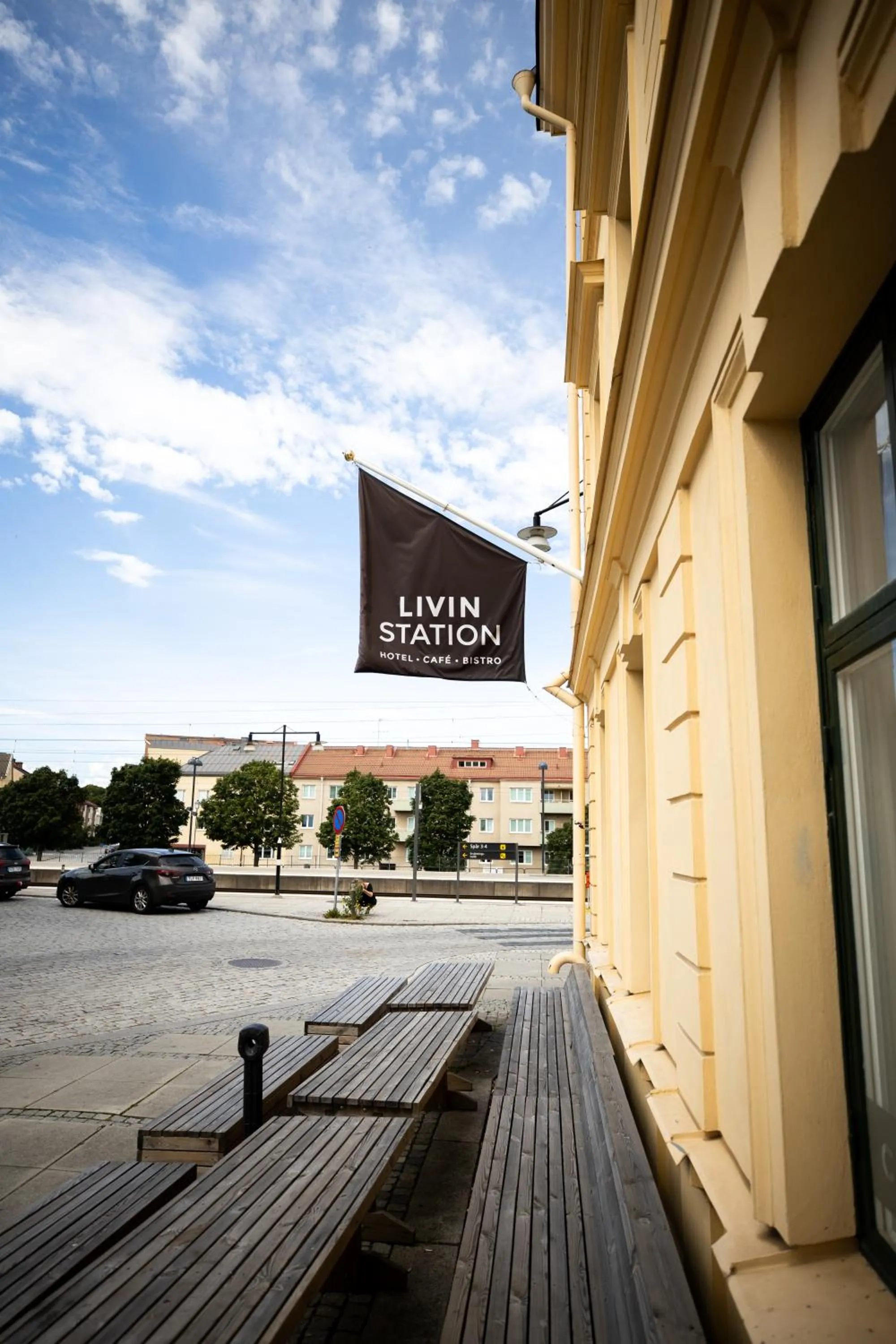 Property building in Livin Station Hotel