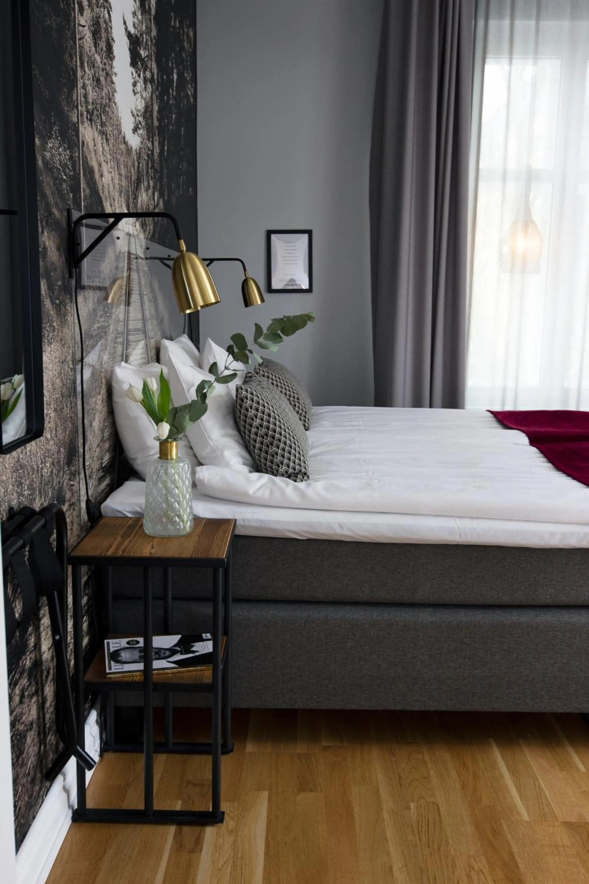 Bed in Livin Station Hotel