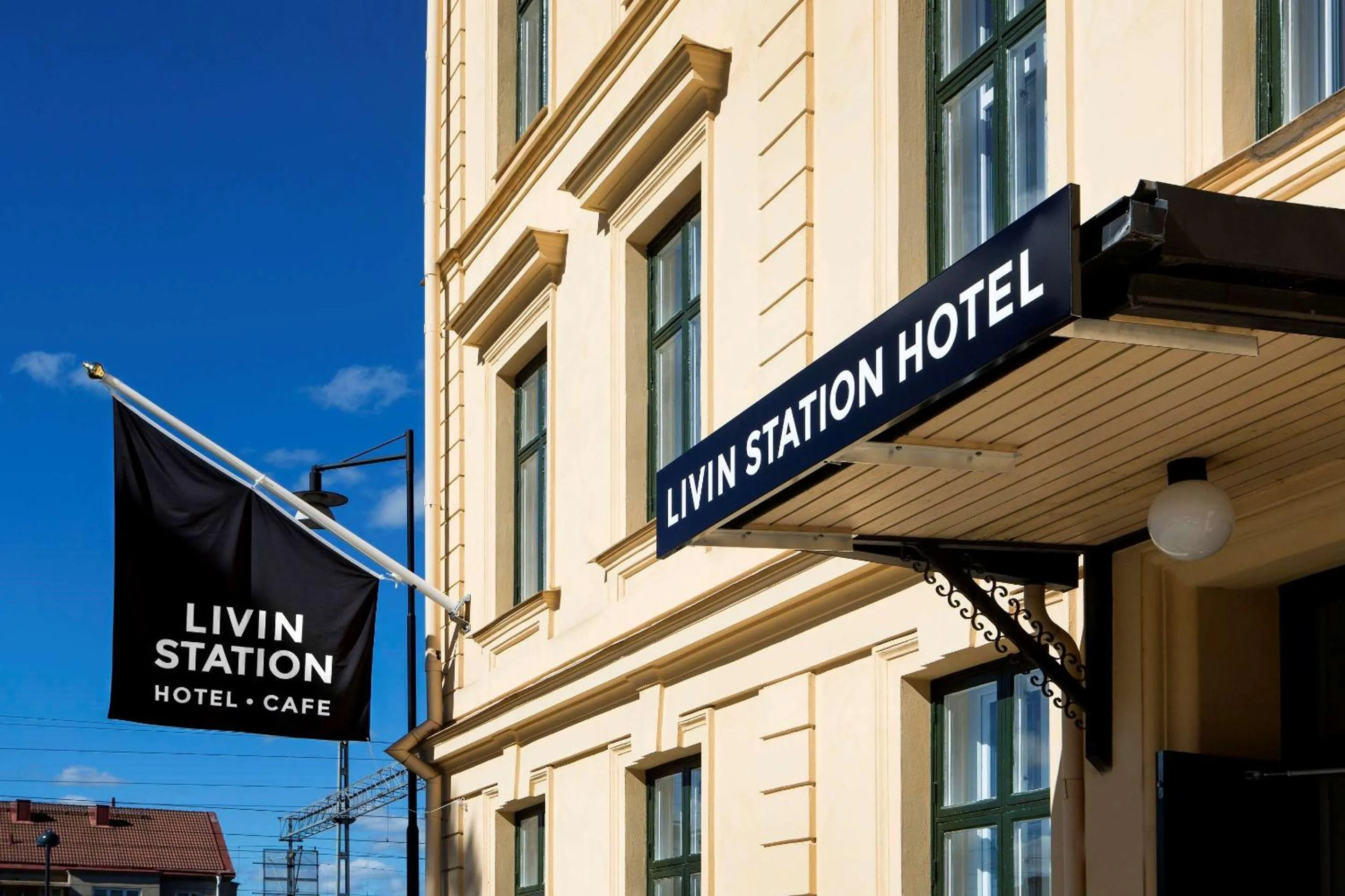 Property building in Livin Station Hotel