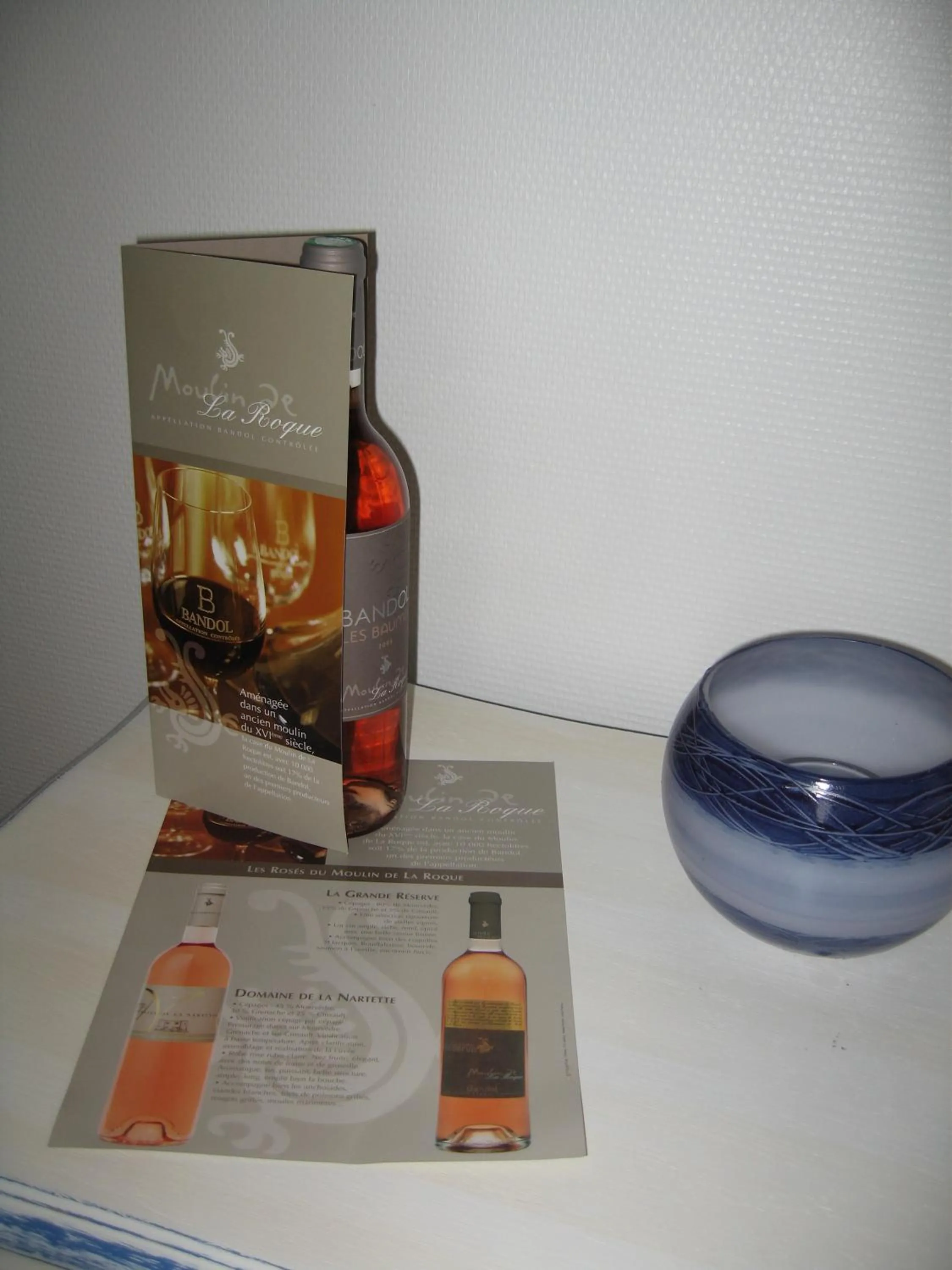 Food and drinks in la cigale sous l'olivier