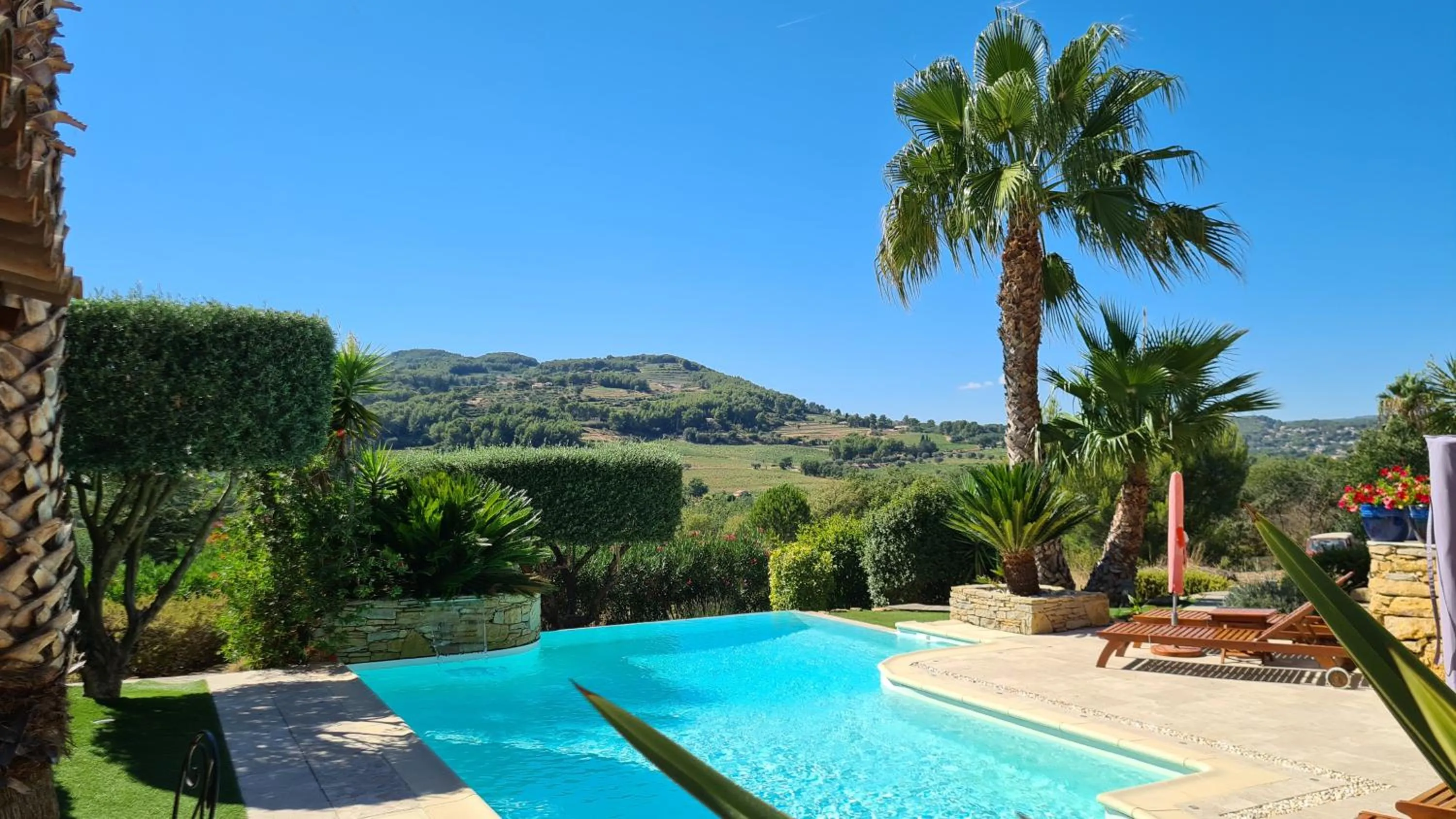 Garden in la cigale sous l'olivier