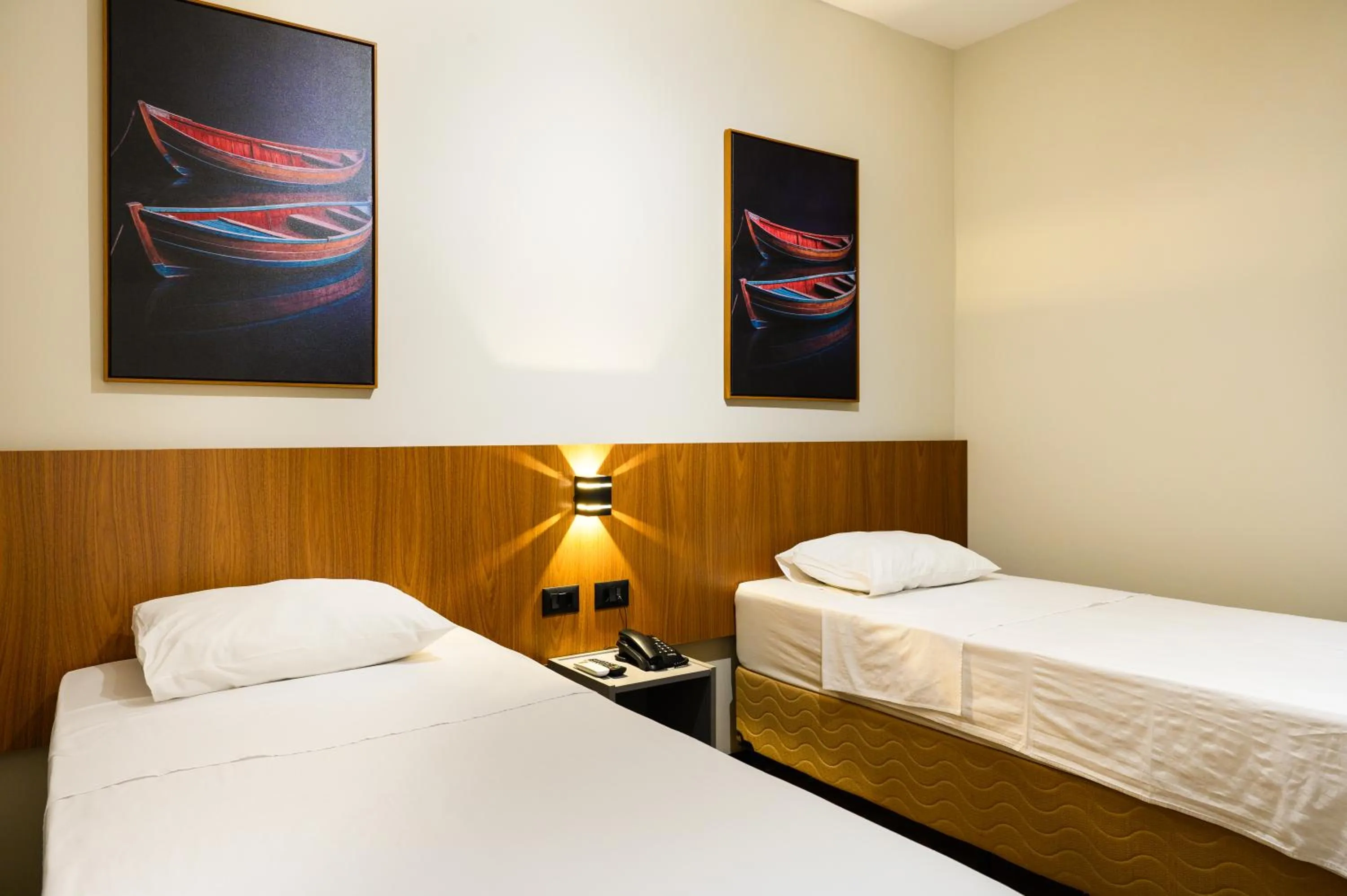 Bed in Slaviero Londrina Flat