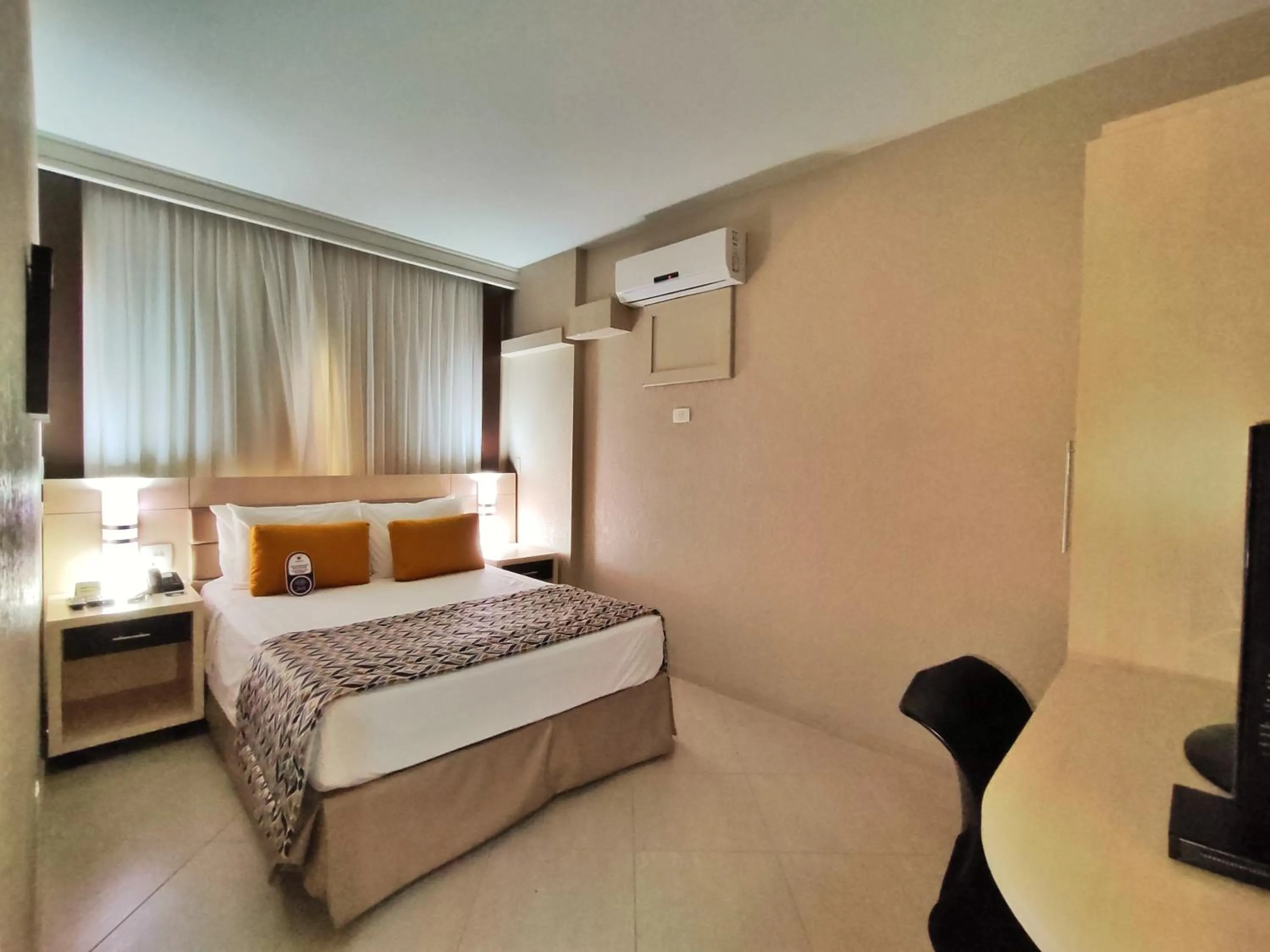 Bed in Hotel Metrópole Maringá