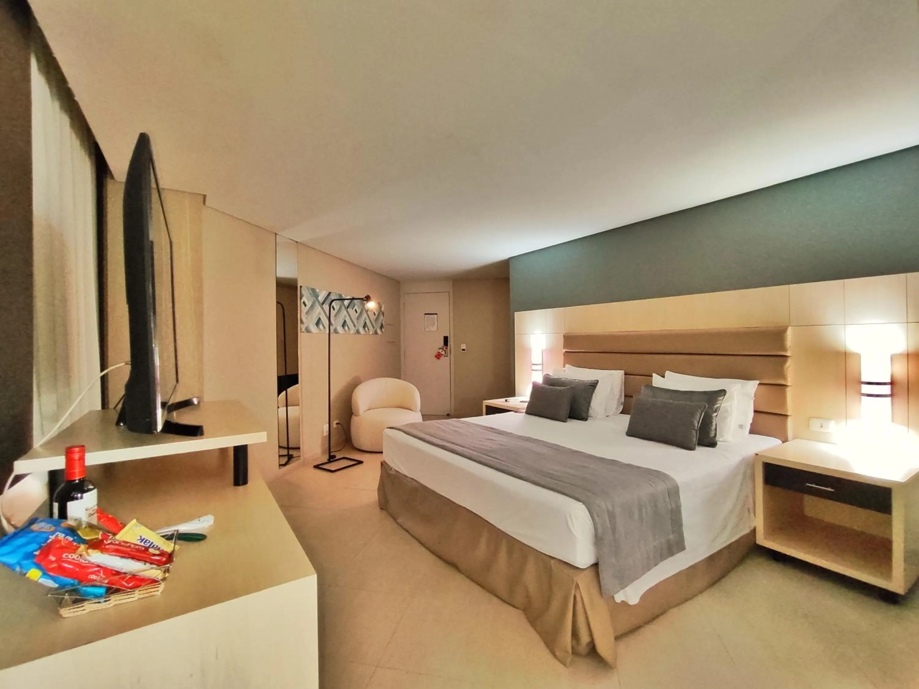 Bed in Hotel Metrópole Maringá