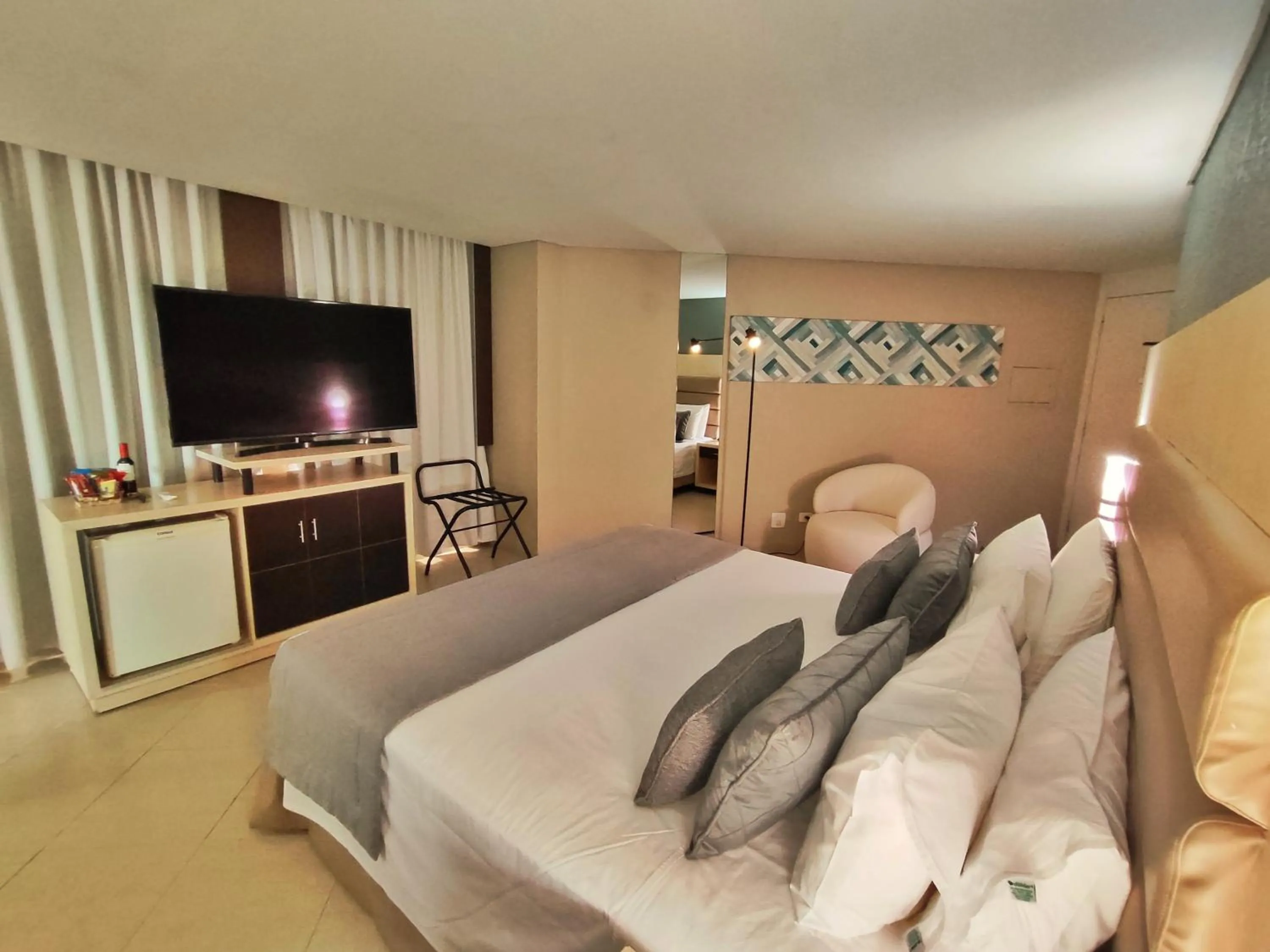 Bed in Hotel Metrópole Maringá