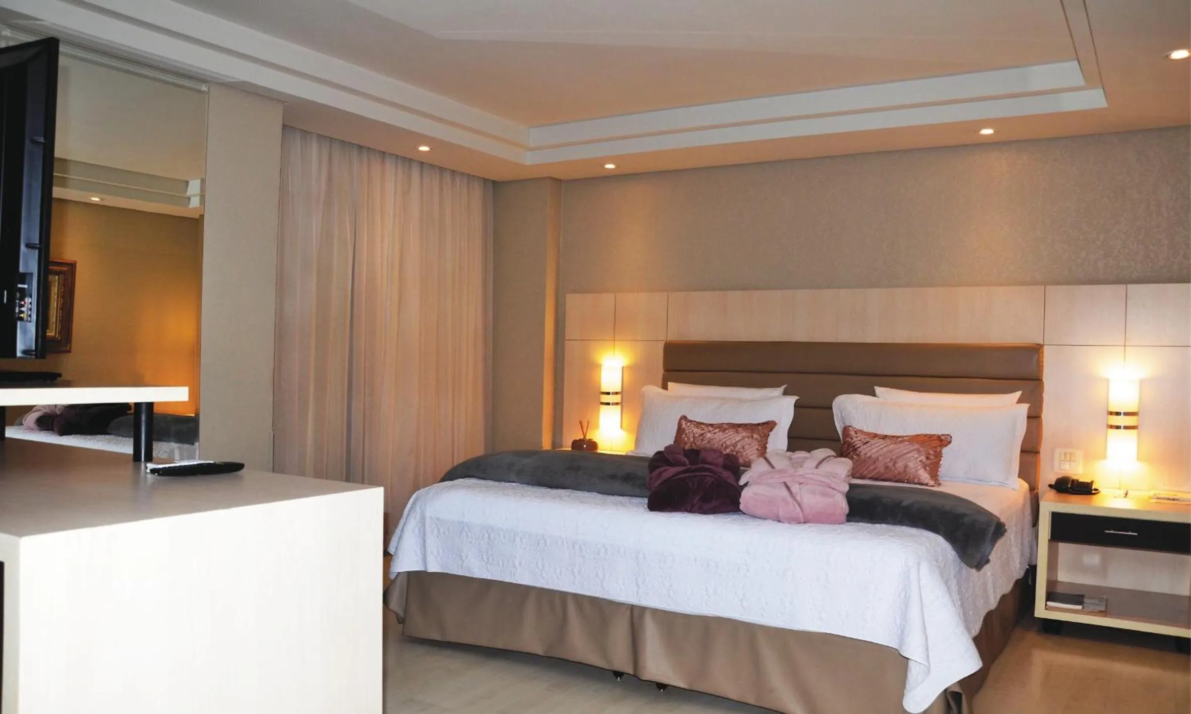 Bed in Hotel Metrópole Maringá