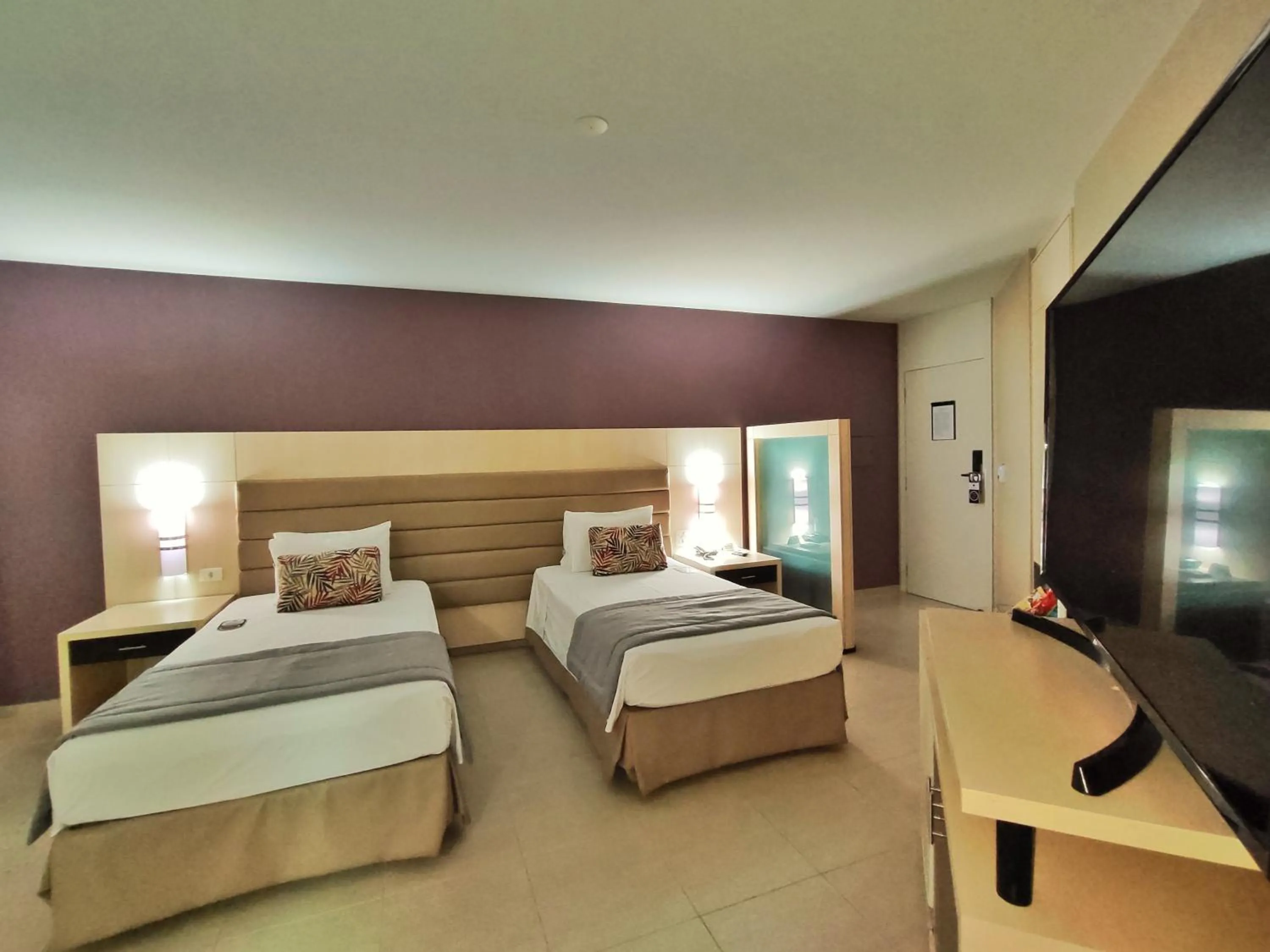 Bed in Hotel Metrópole Maringá