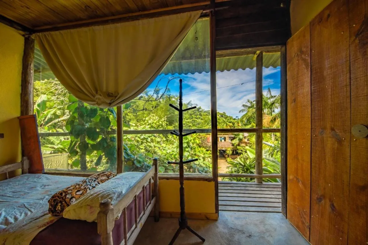 View (from property/room), Bed in Eco Hostel Organic Life