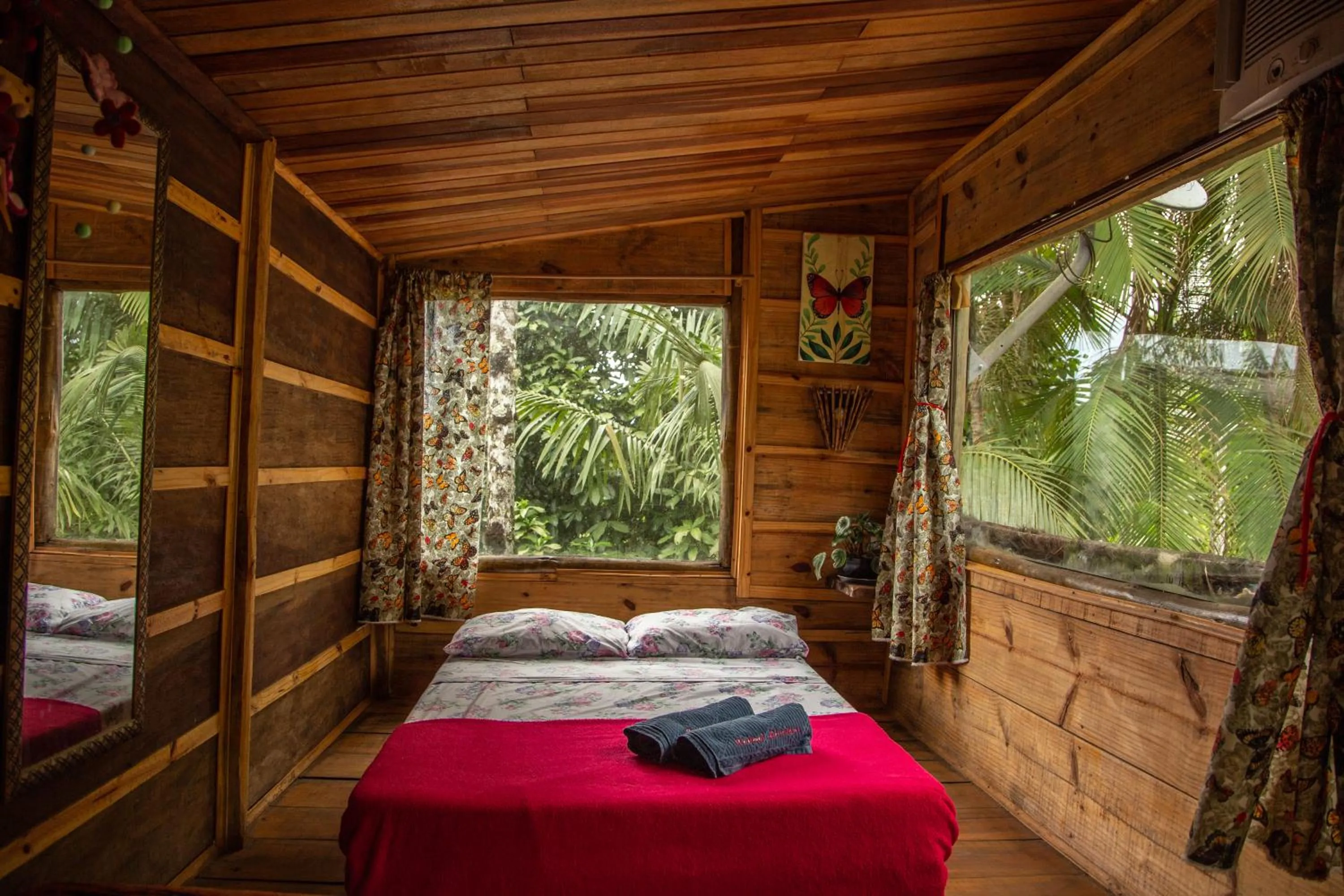 View (from property/room), Bed in Eco Hostel Organic Life