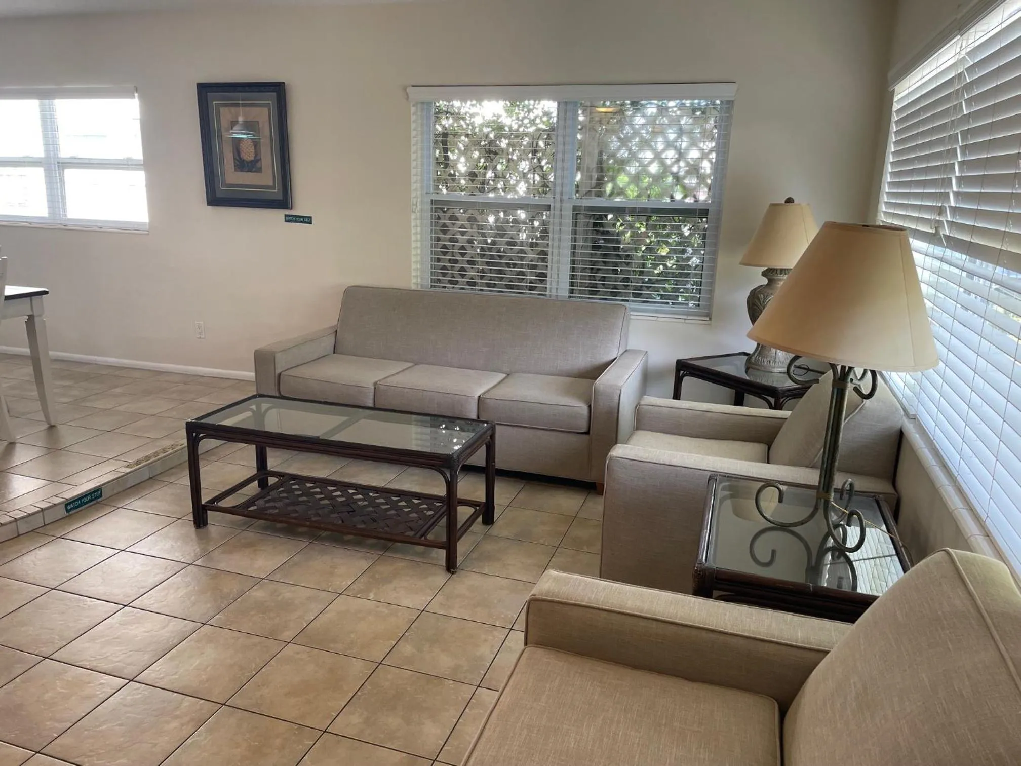 Living room in Venice Beach Villas