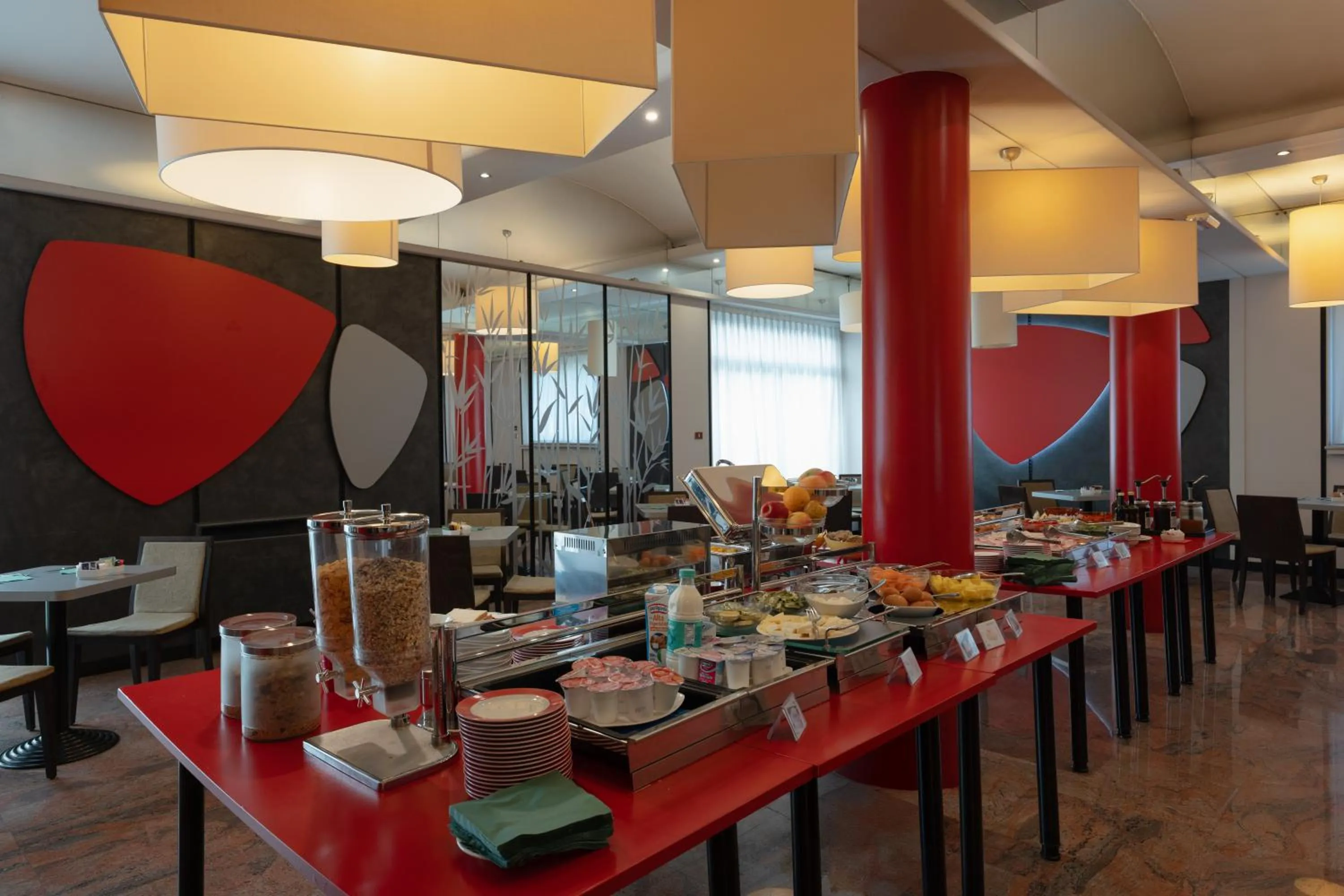 Buffet breakfast in Hotel Toscanini