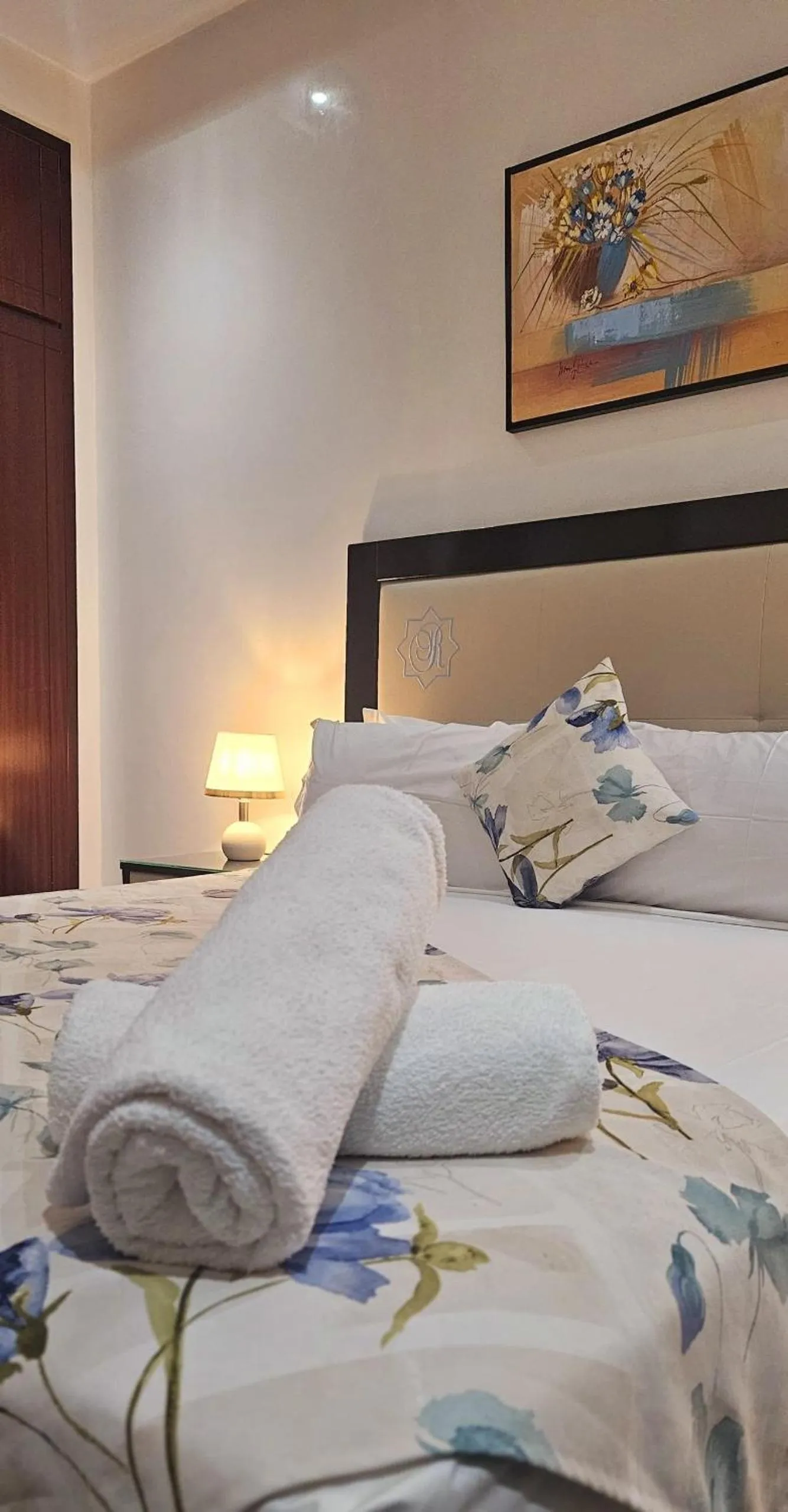 Bed in Appart Hotel Rania