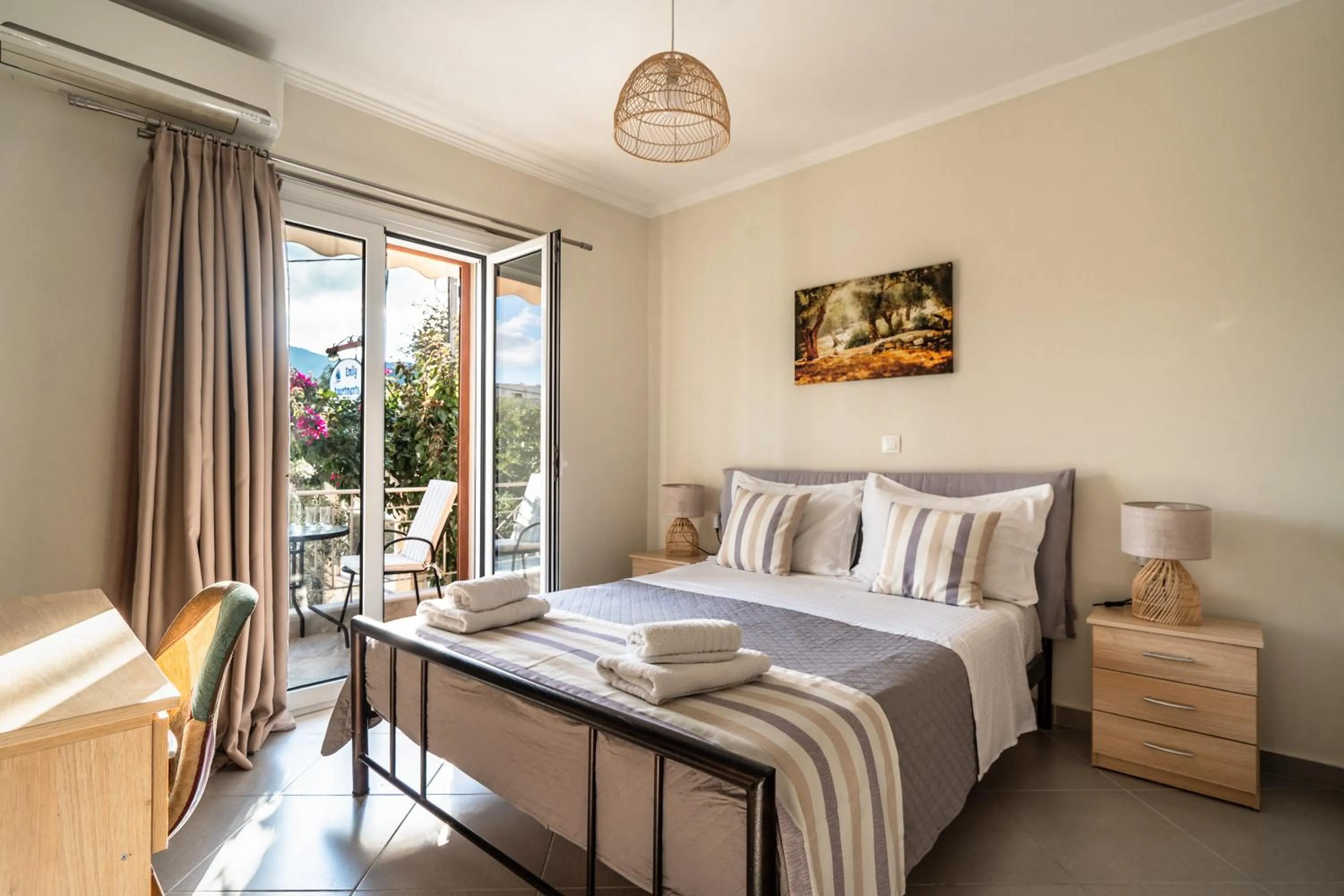 Bed in Emily Apartments