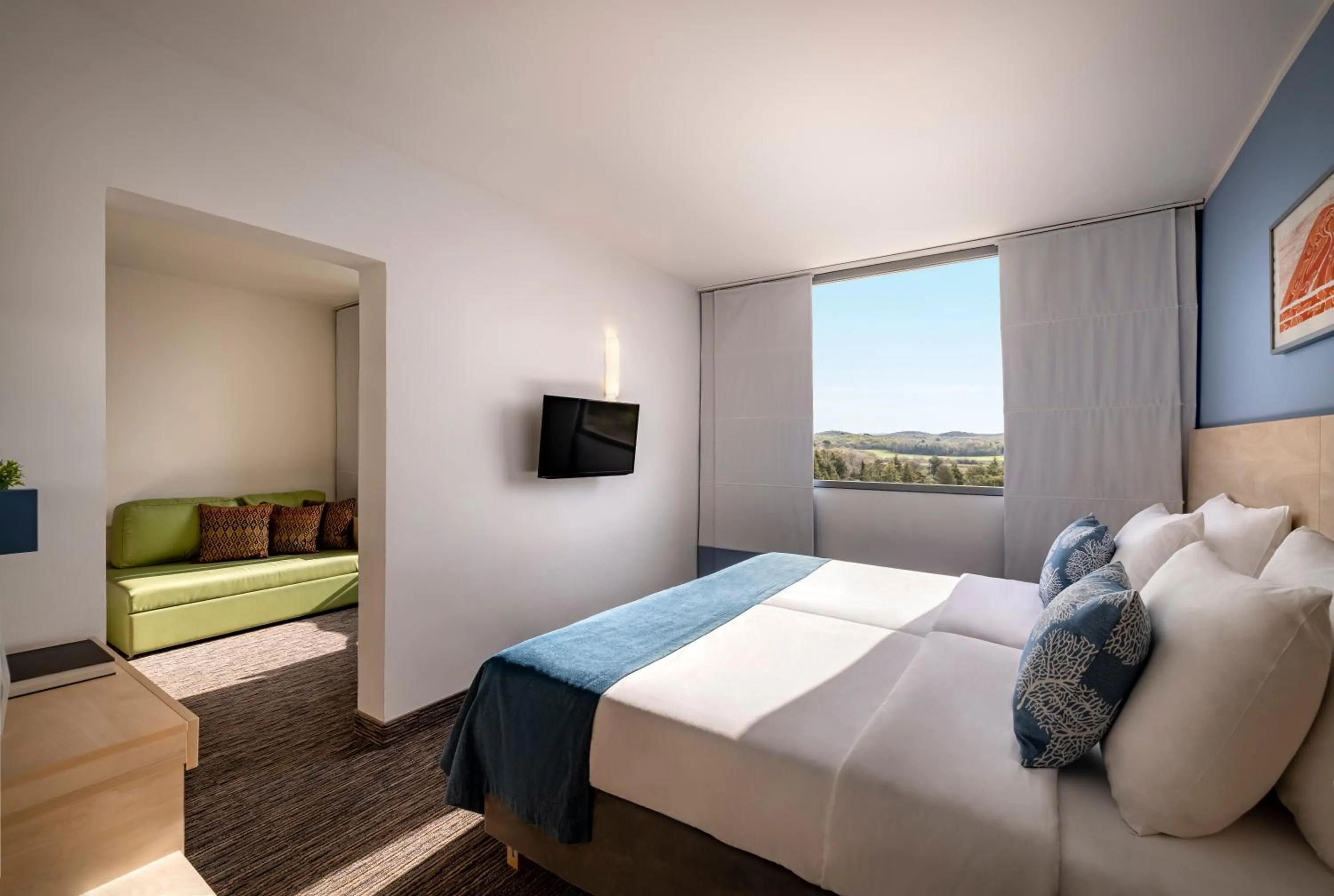 Bed in Valamar Diamant Hotel