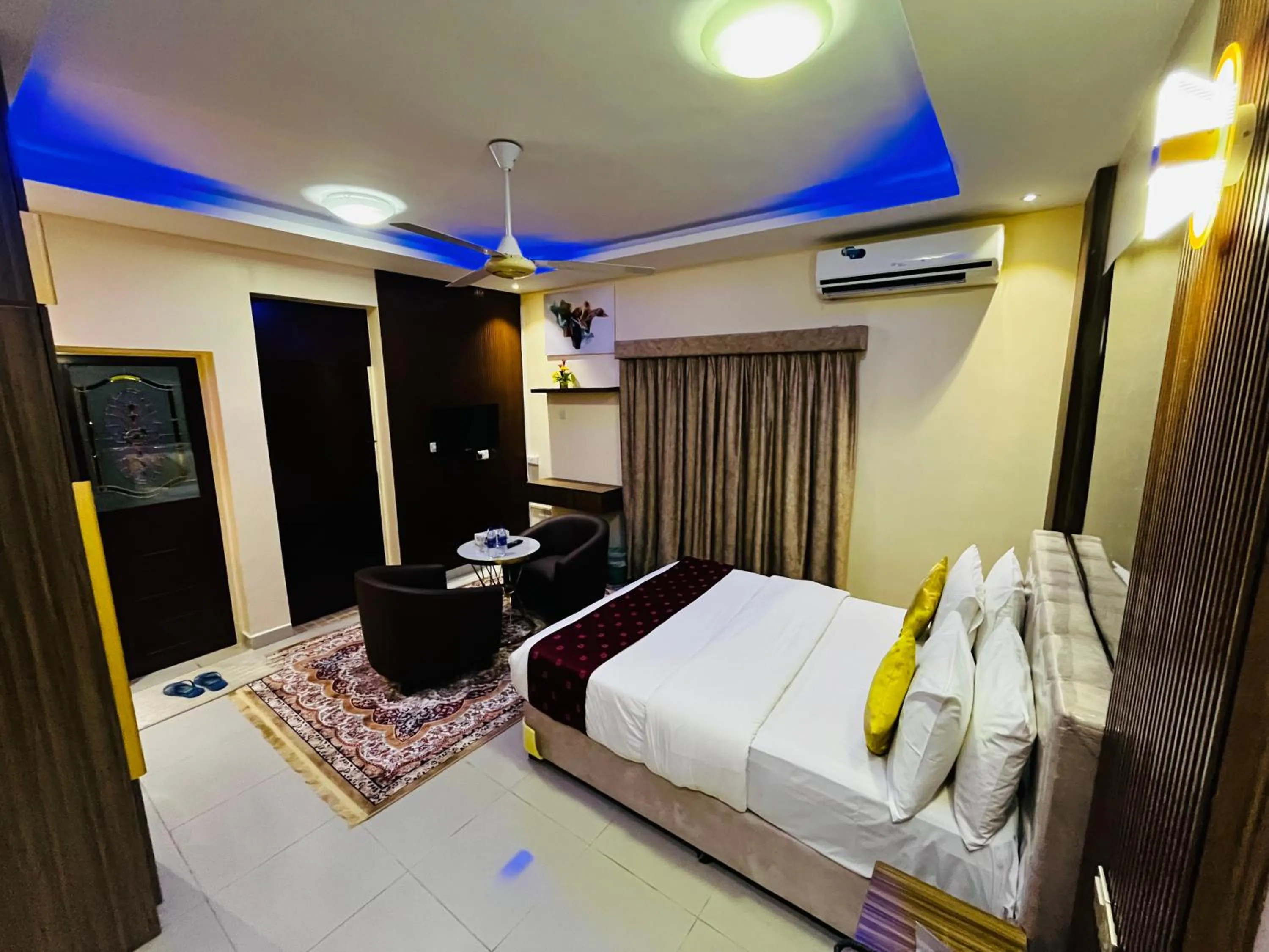 Bed in Al Nakheel Hotel Apartments