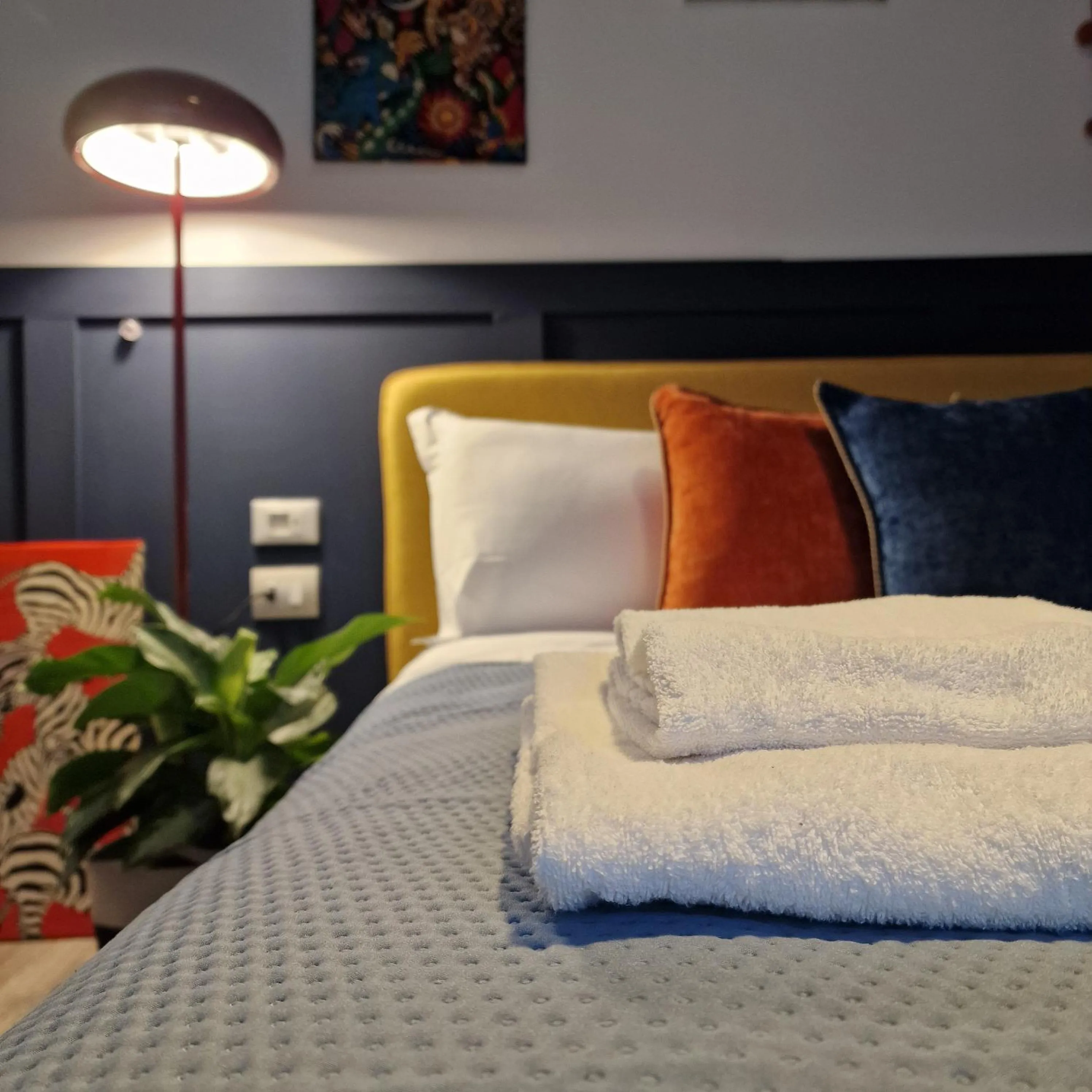 Bed in Central City Rooms