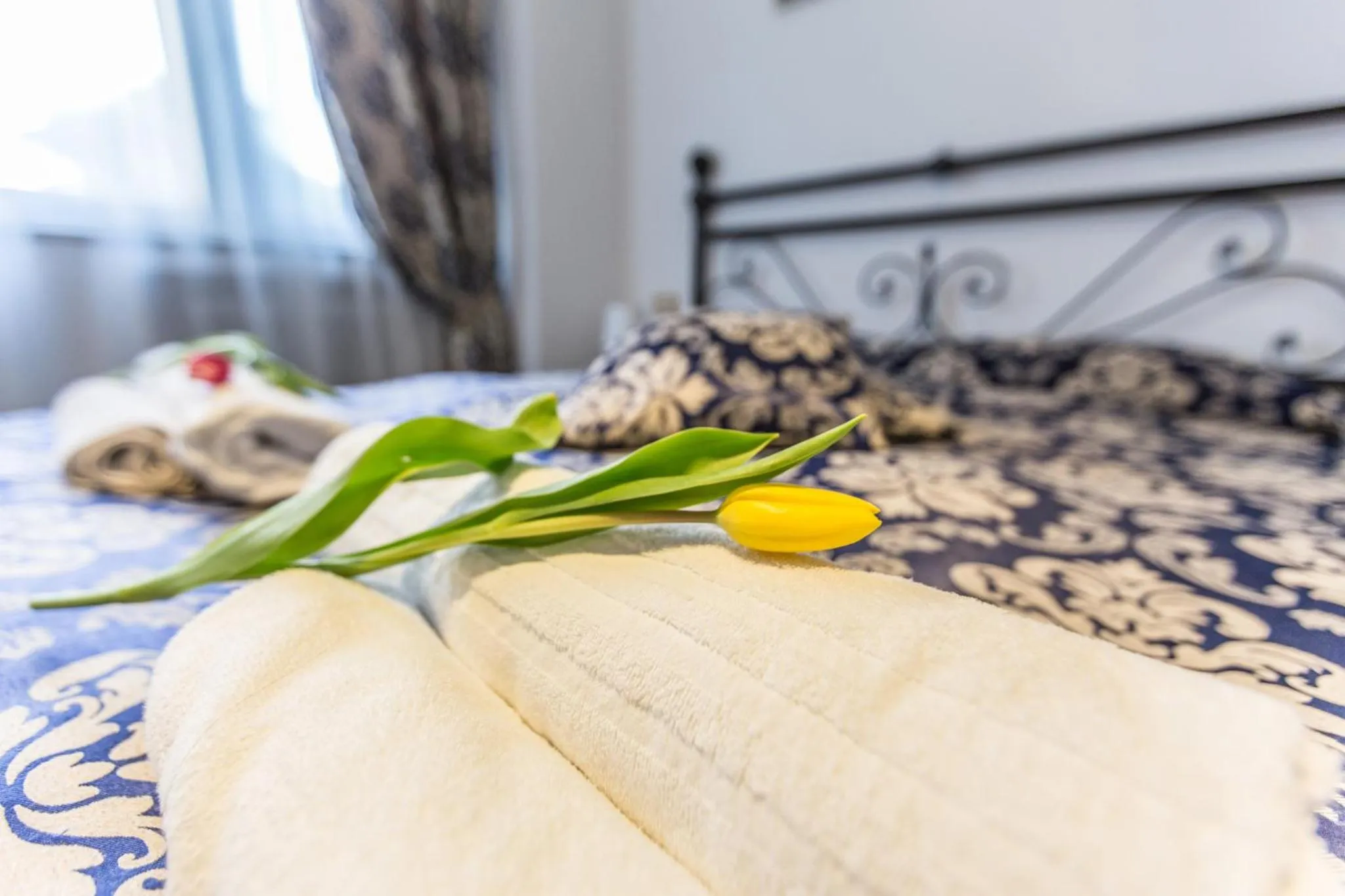 Bed in Central City Rooms