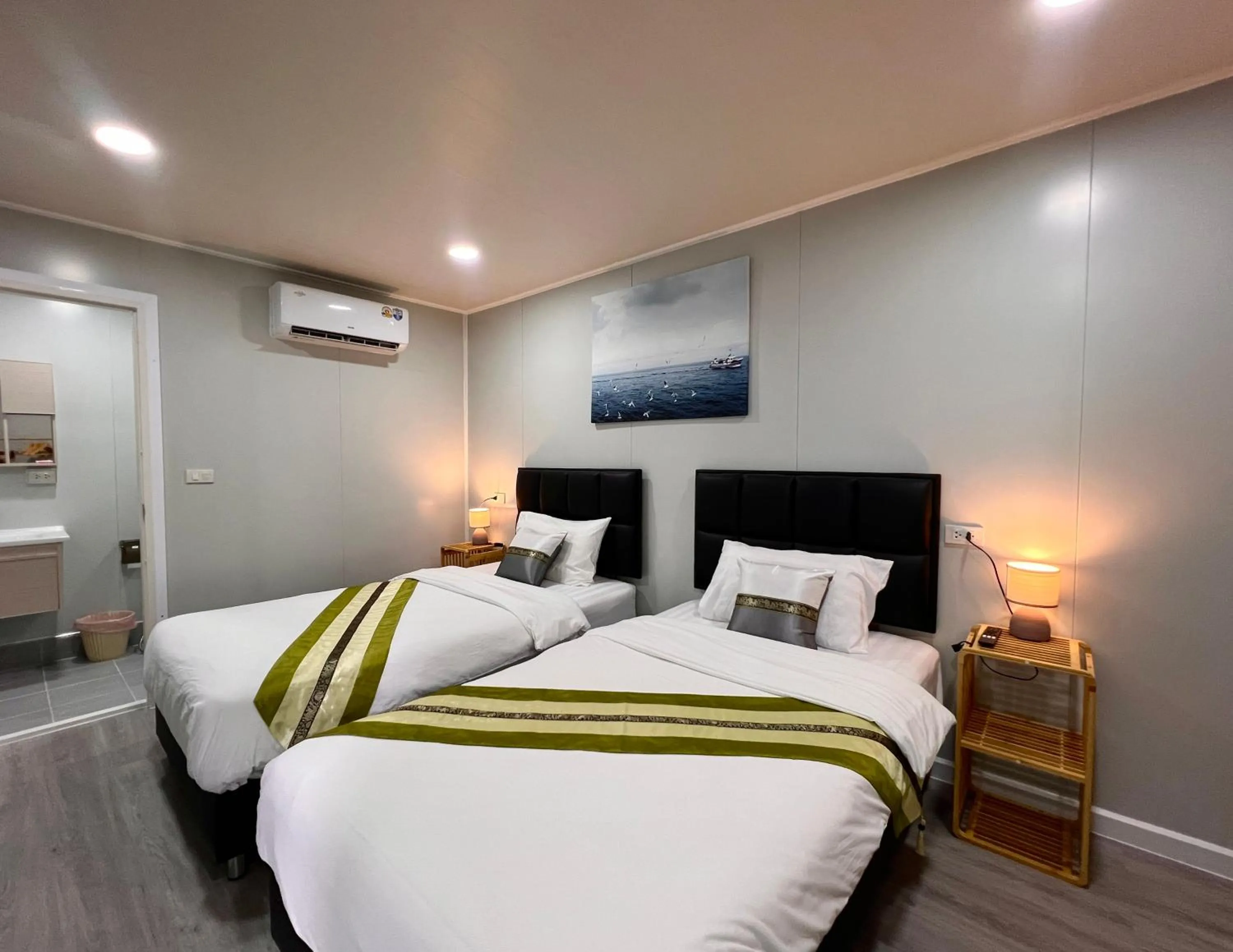 Bed in The Green Resort