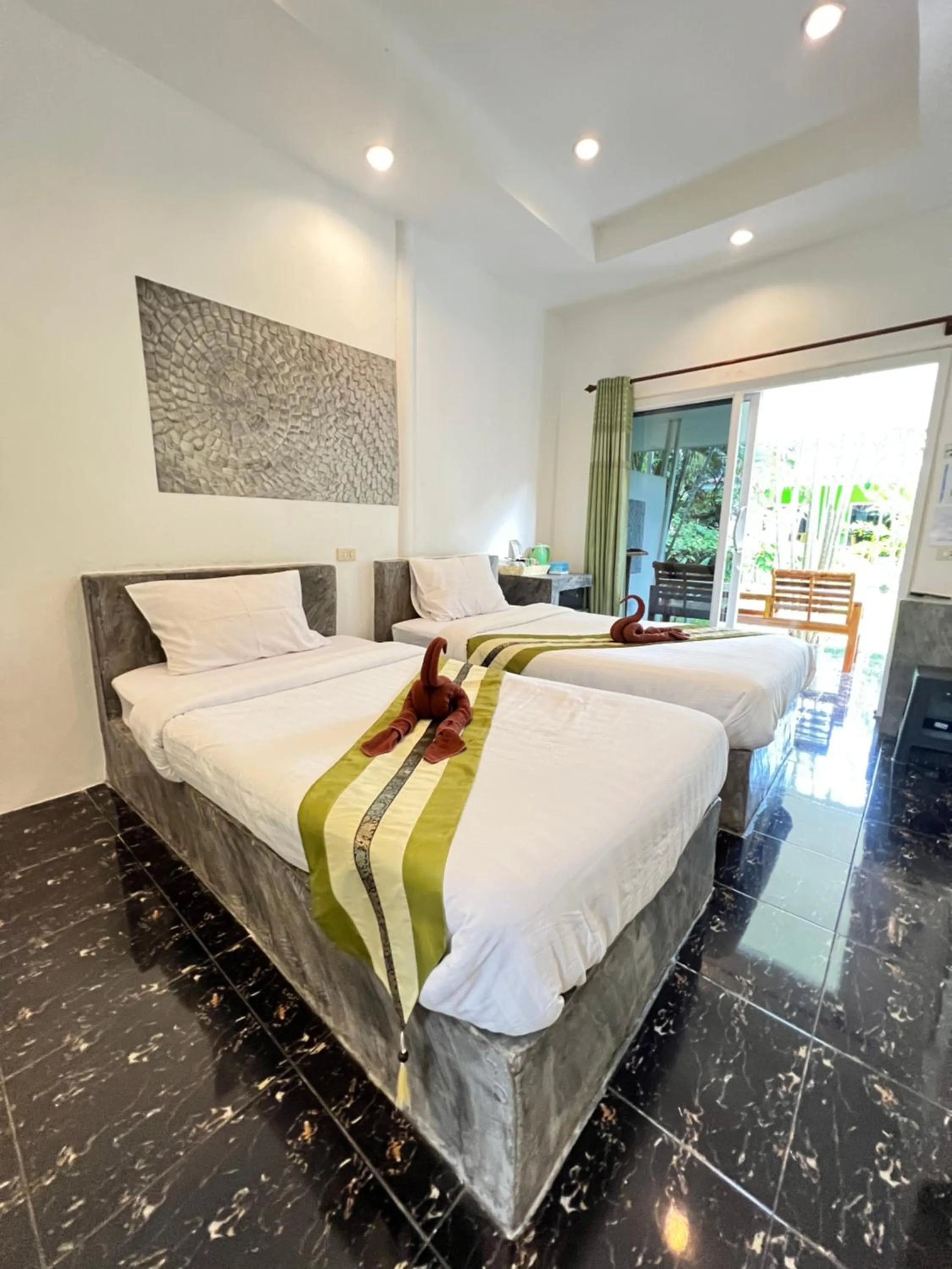 Bed in The Green Resort