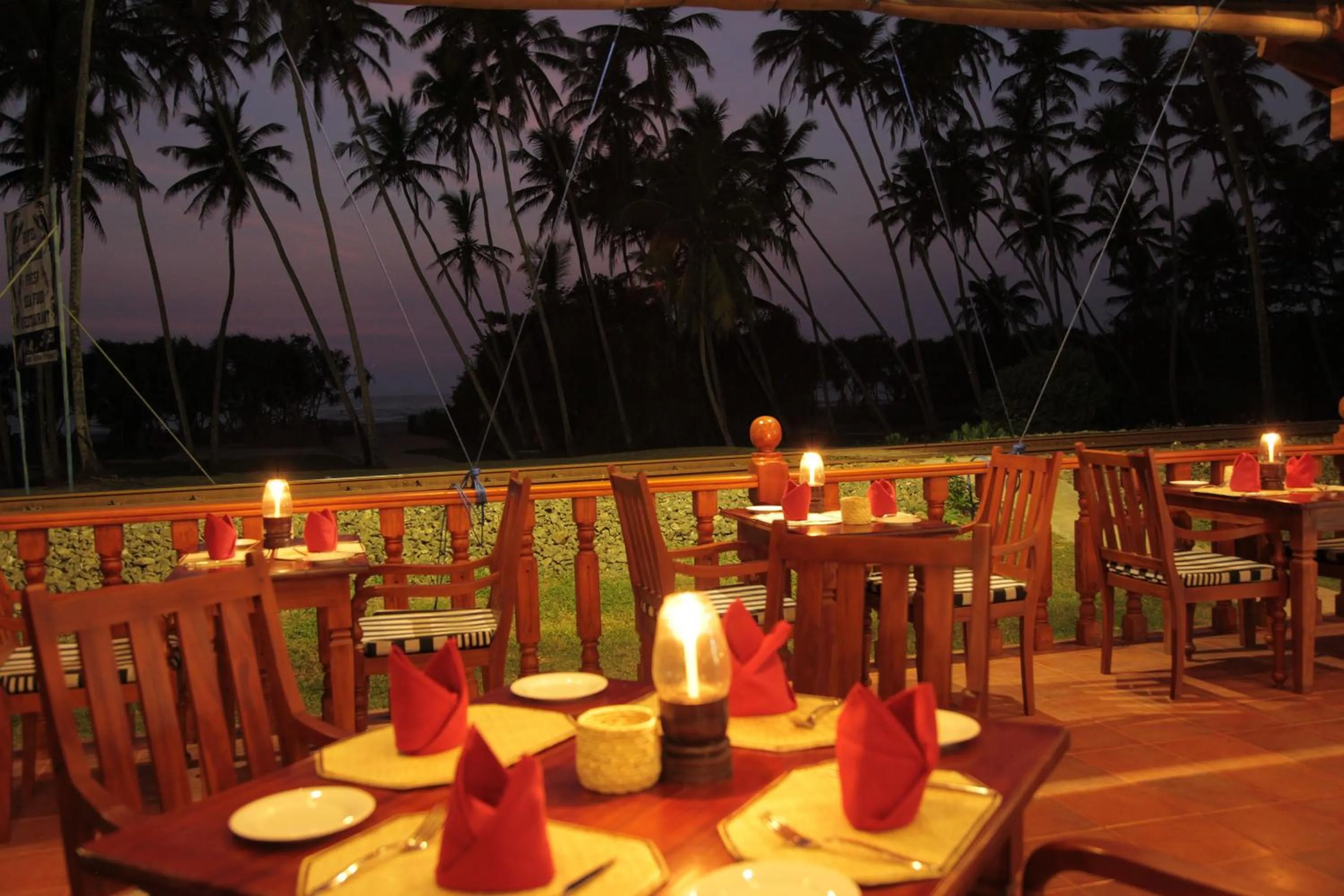 Restaurant/places to eat in Prince Beach Hotel Bentota
