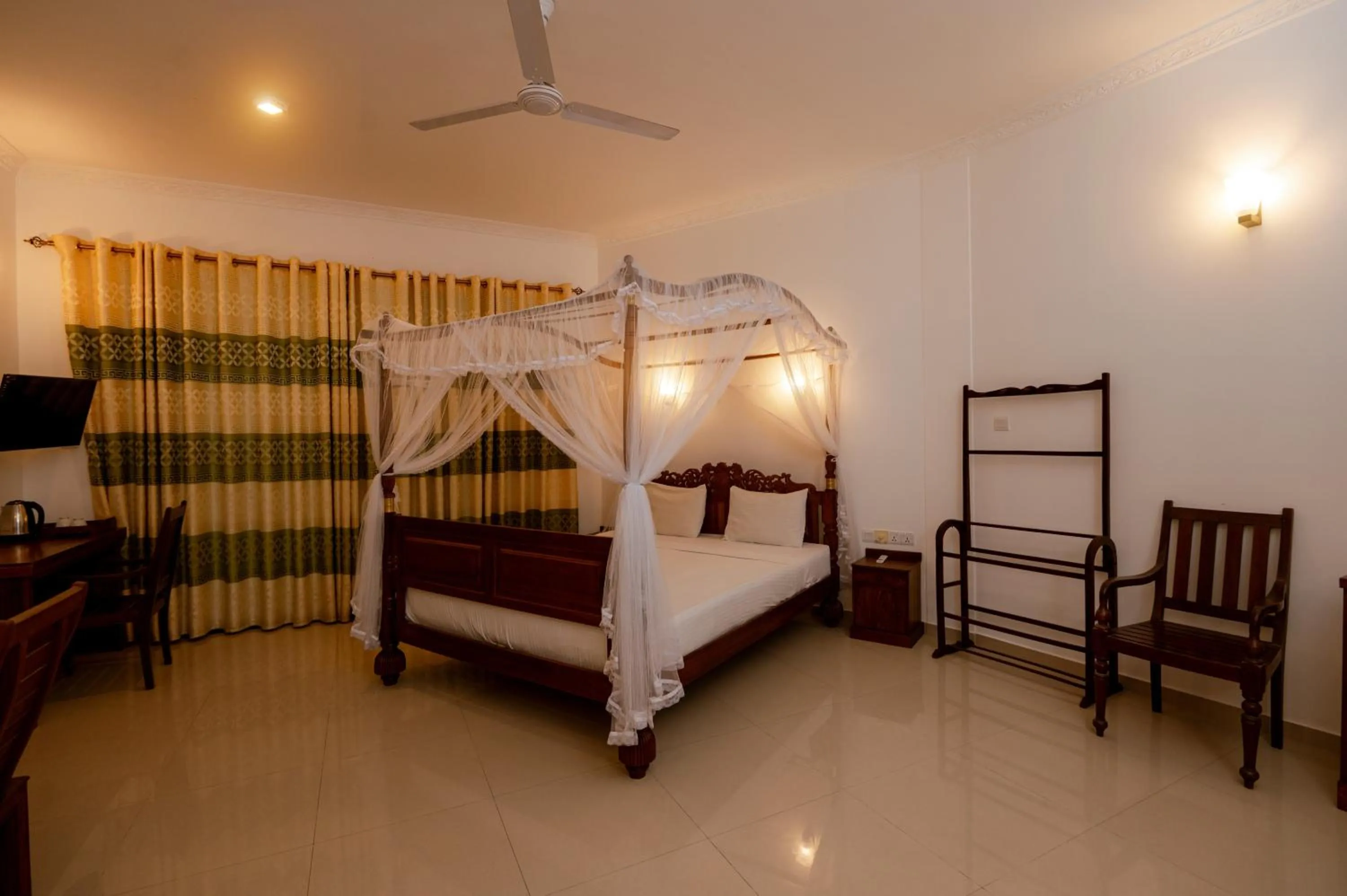 Bedroom, Bed in Prince Beach Hotel Bentota